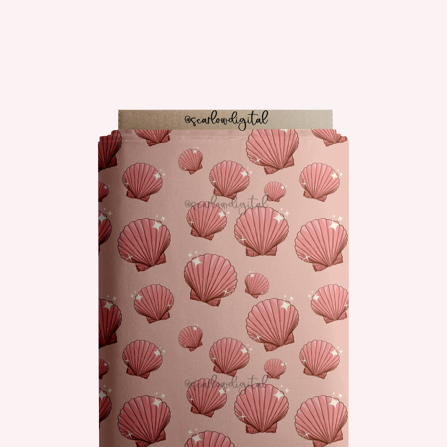 Sea Shells Seamless Pattern