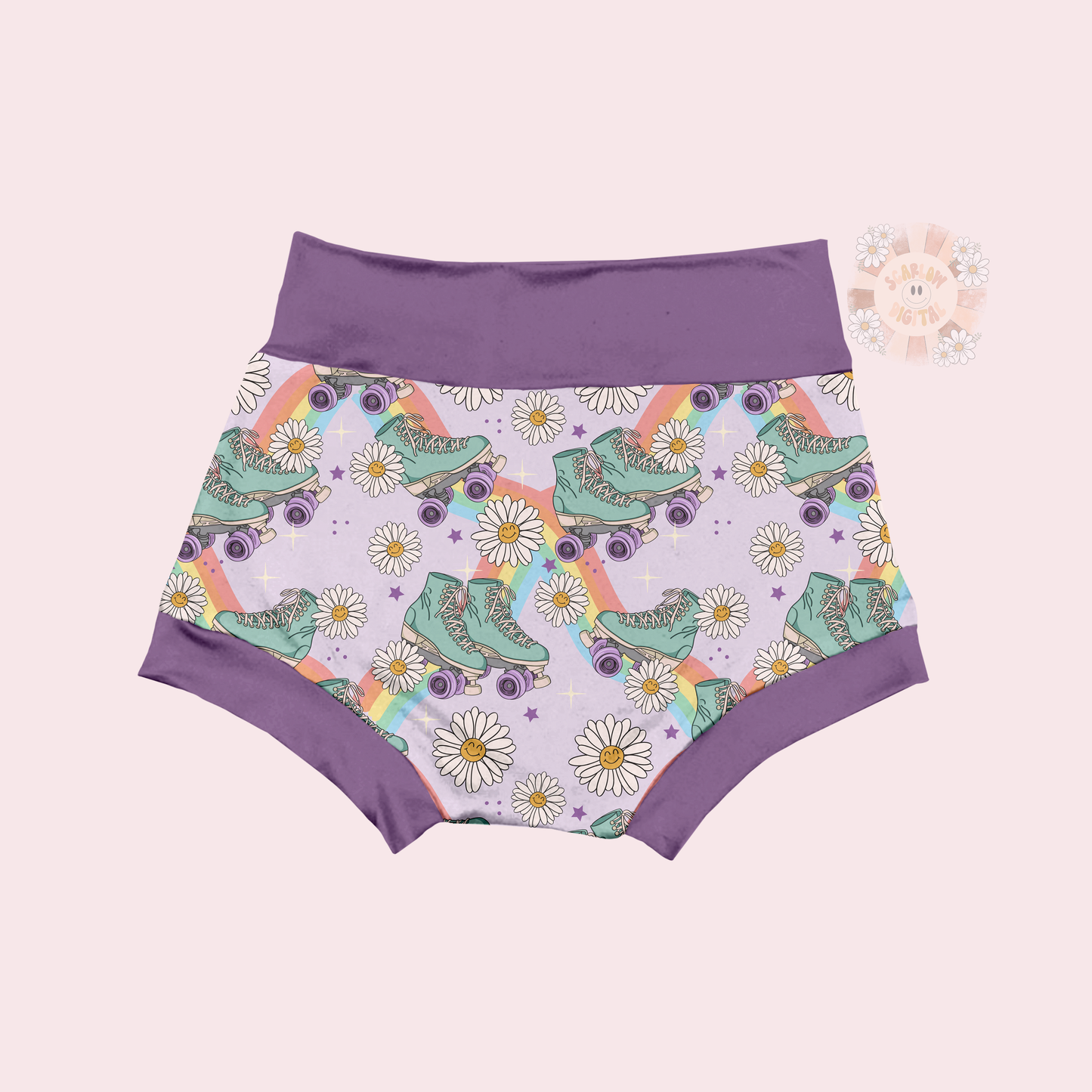 Rollerskate Seamless Pattern