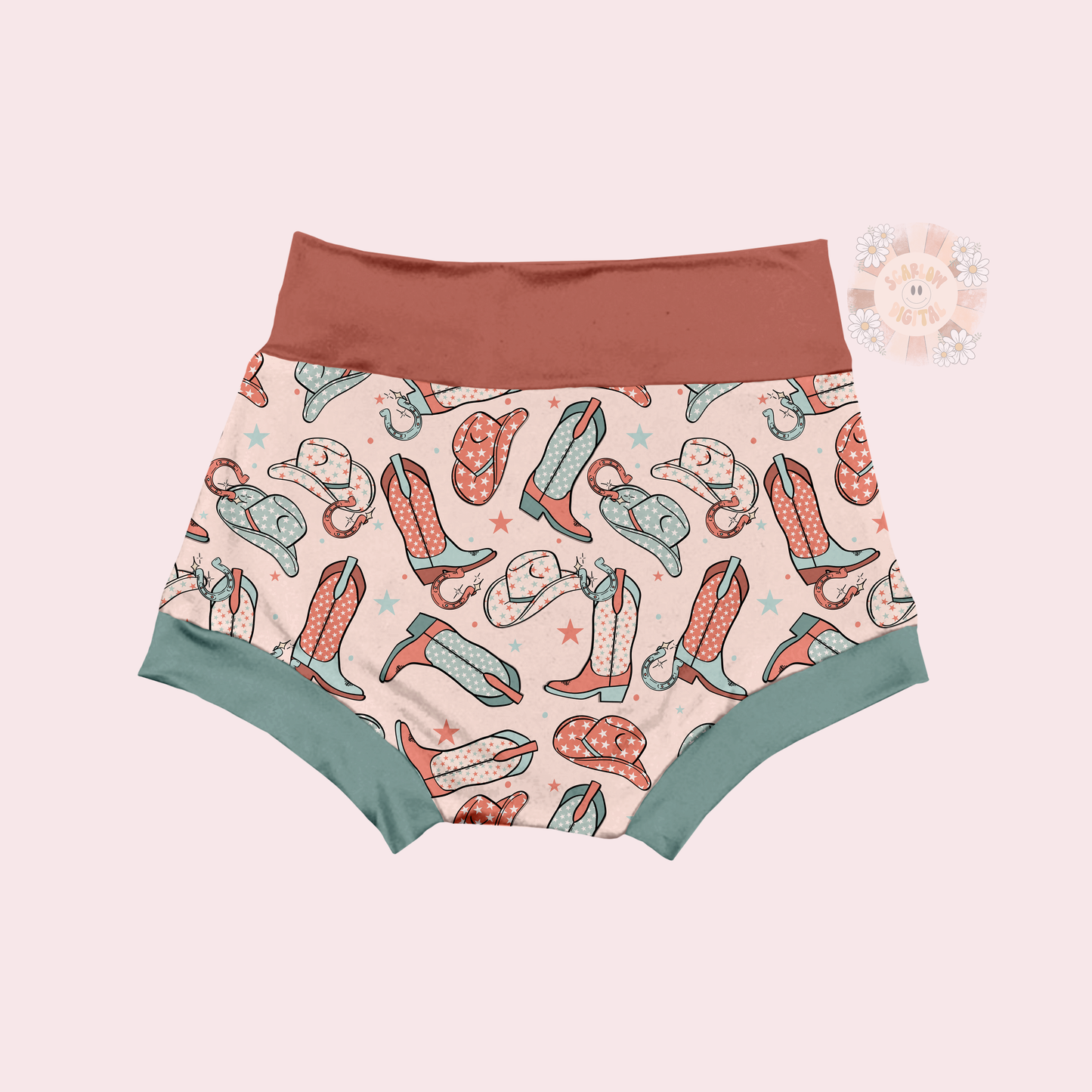 Western America Seamless Pattern