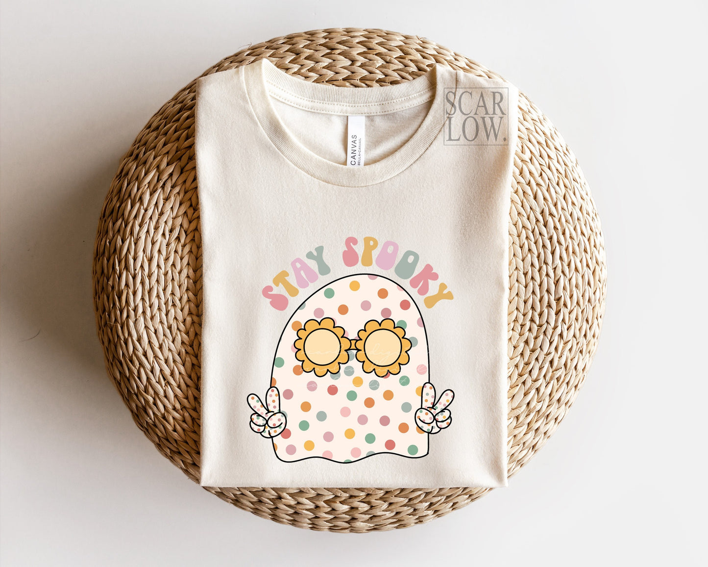 Stay Spooky PNG-Halloween Sublimation Design Download-Groovy Halloween png, Halloween sublimation, hippie sublimation, groovy png designs