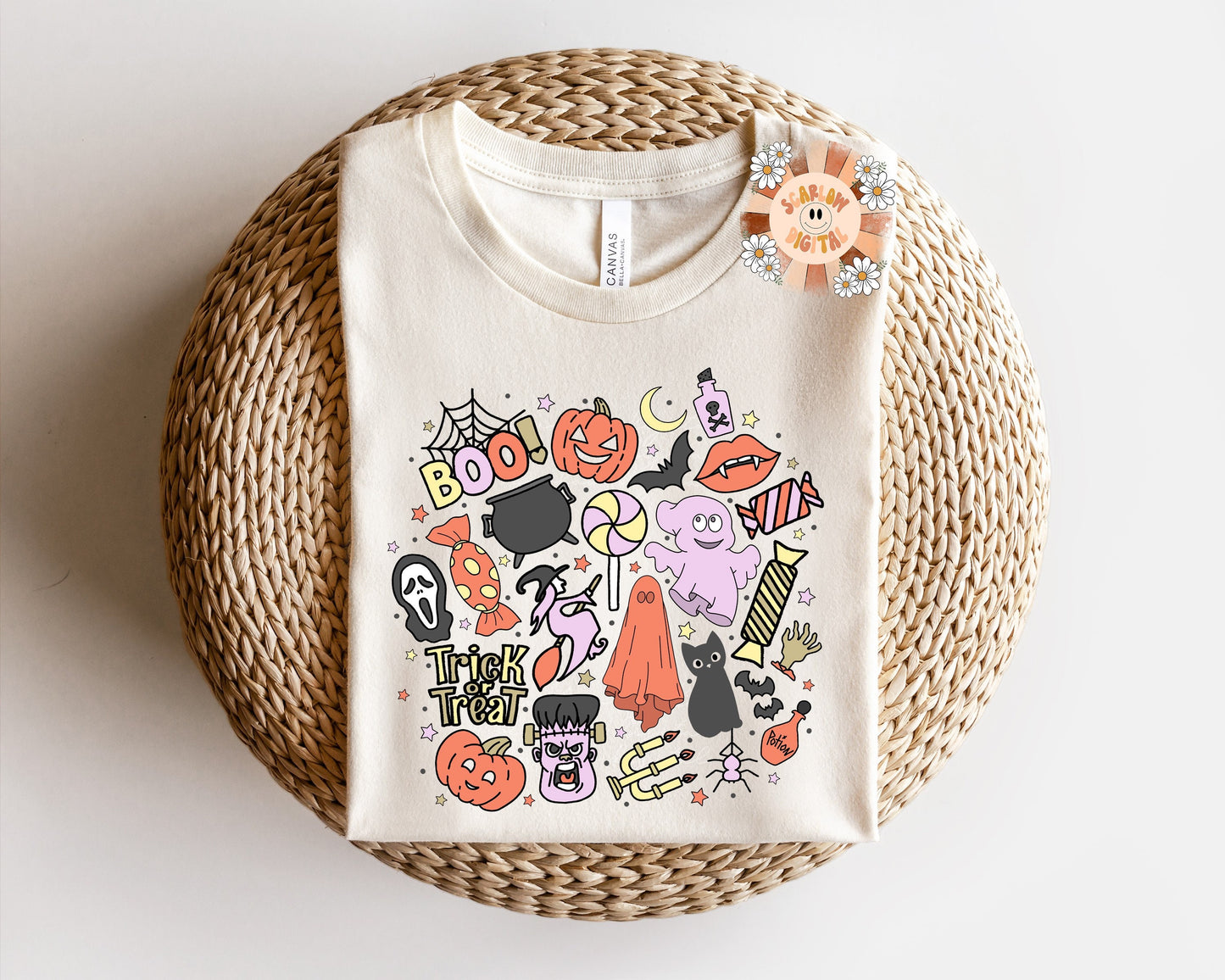 Spooky Halloween PNG-Sublimation Design Download-witchcraft png, Halloween png, spooky season png, witch png, ghost png, potions png designs