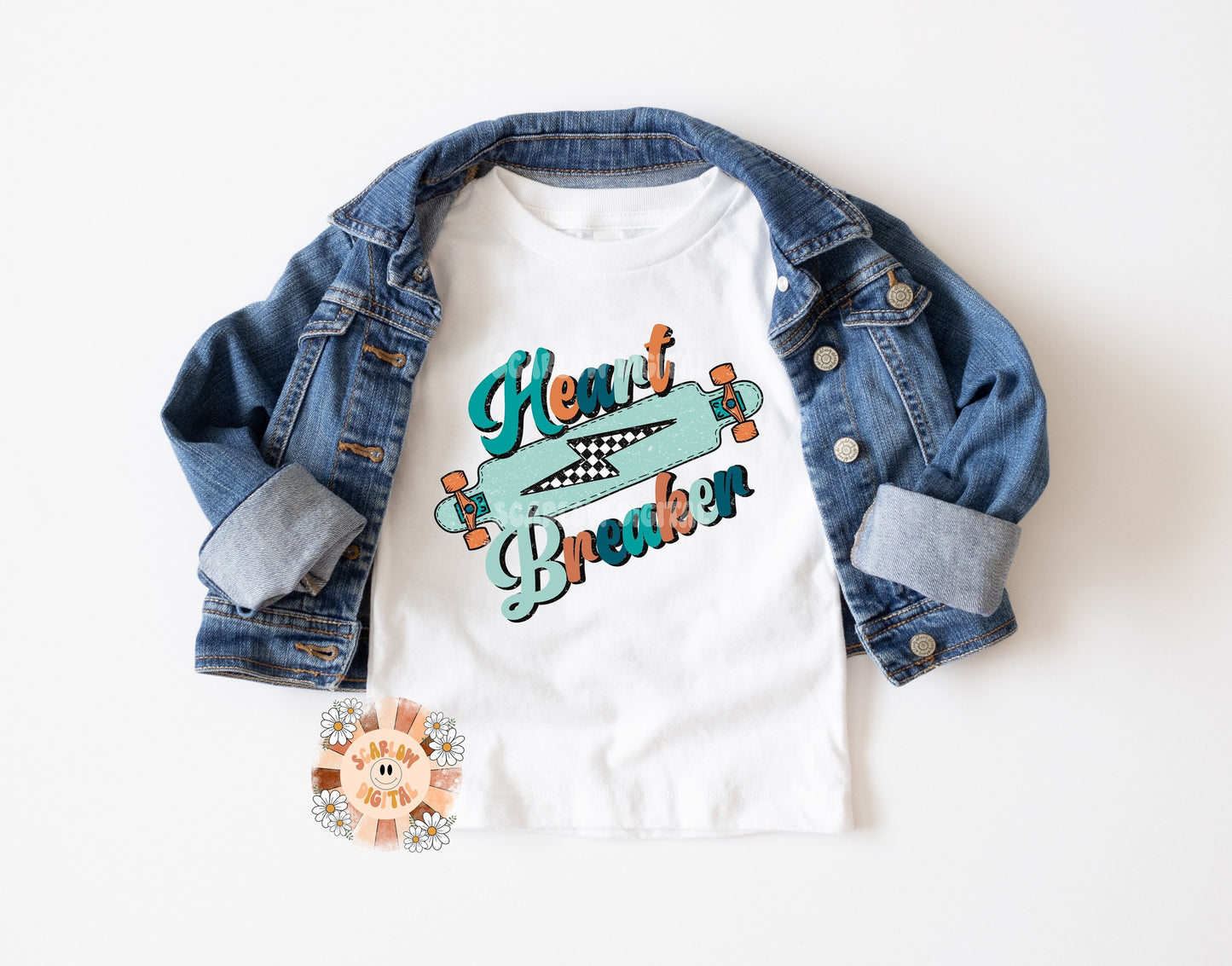 Heartbreaker PNG-Boy Sublimation Digital Design Download-skateboard png, little boy png, png for boys, retro boy png, retro sublimation png
