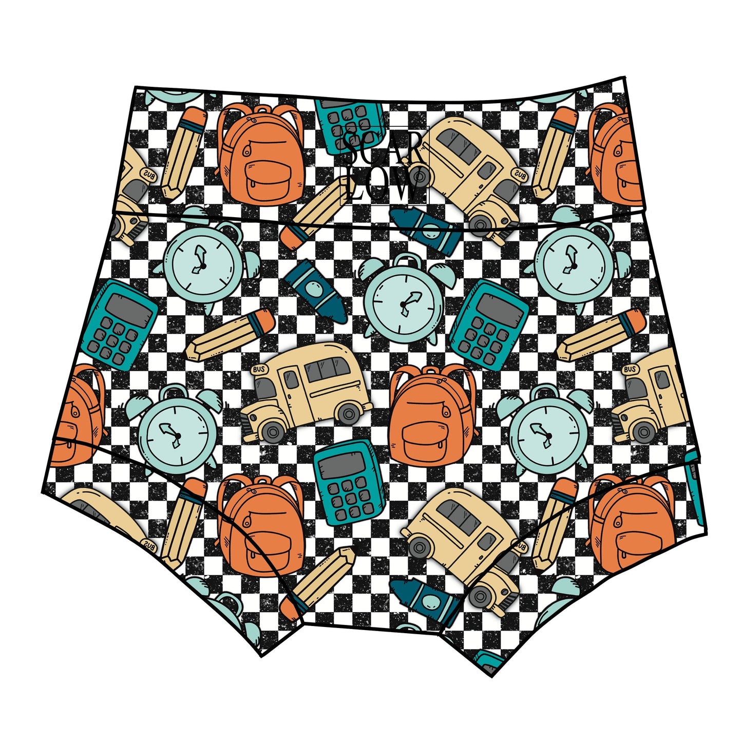 Back To School Seamless Pattern-Education Sublimation Digital Design Download-school boy seamless, retro sublimation, rocker sublimation