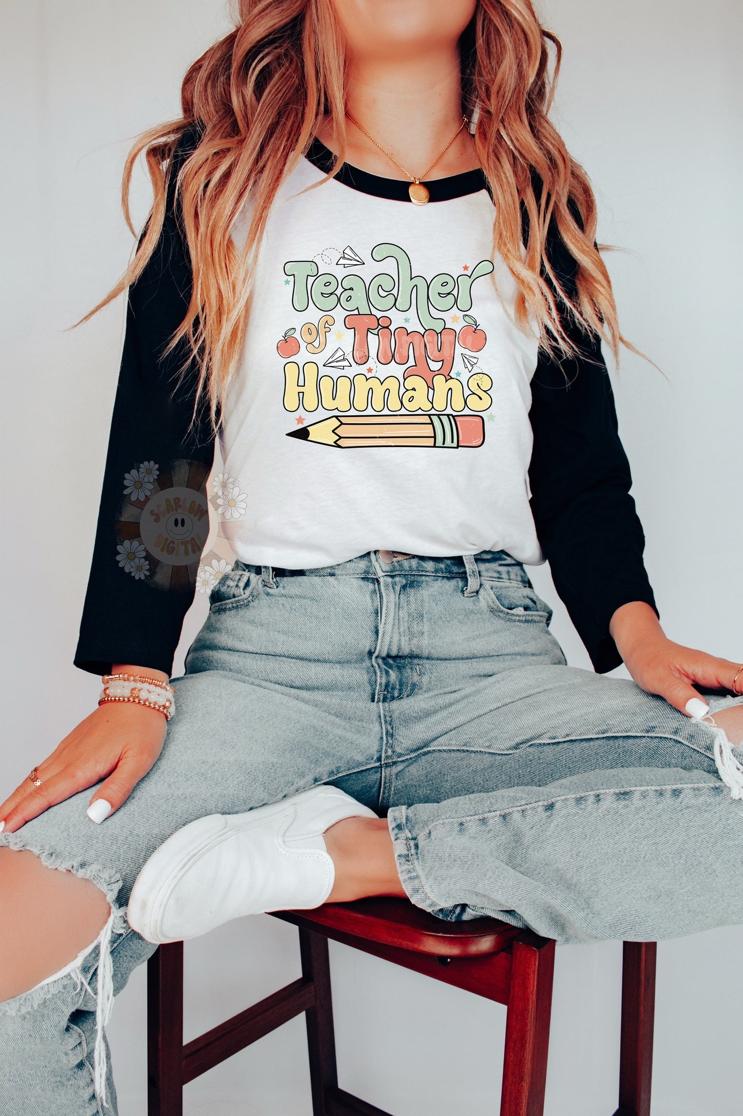 Teacher of Tiny Humans PNG-Back to School Sublimation Digital Design Download-teacher png, back to school png, boho teacher png, educate png