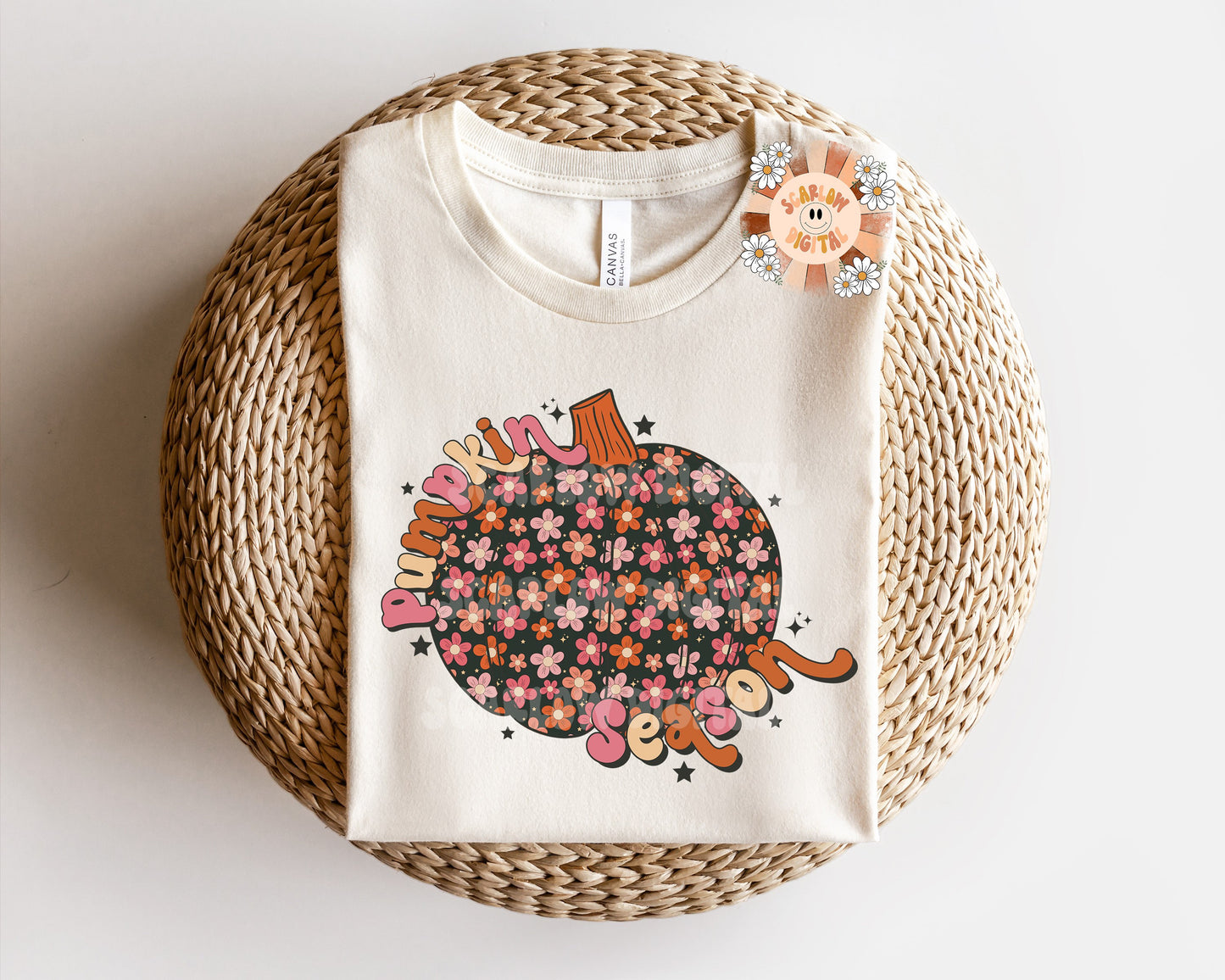 Pumpkin Season PNG-Fall Sublimation Digital Design Download-floral pumpkin png, fall florals png, boho pumpkin png, fall girl png designs