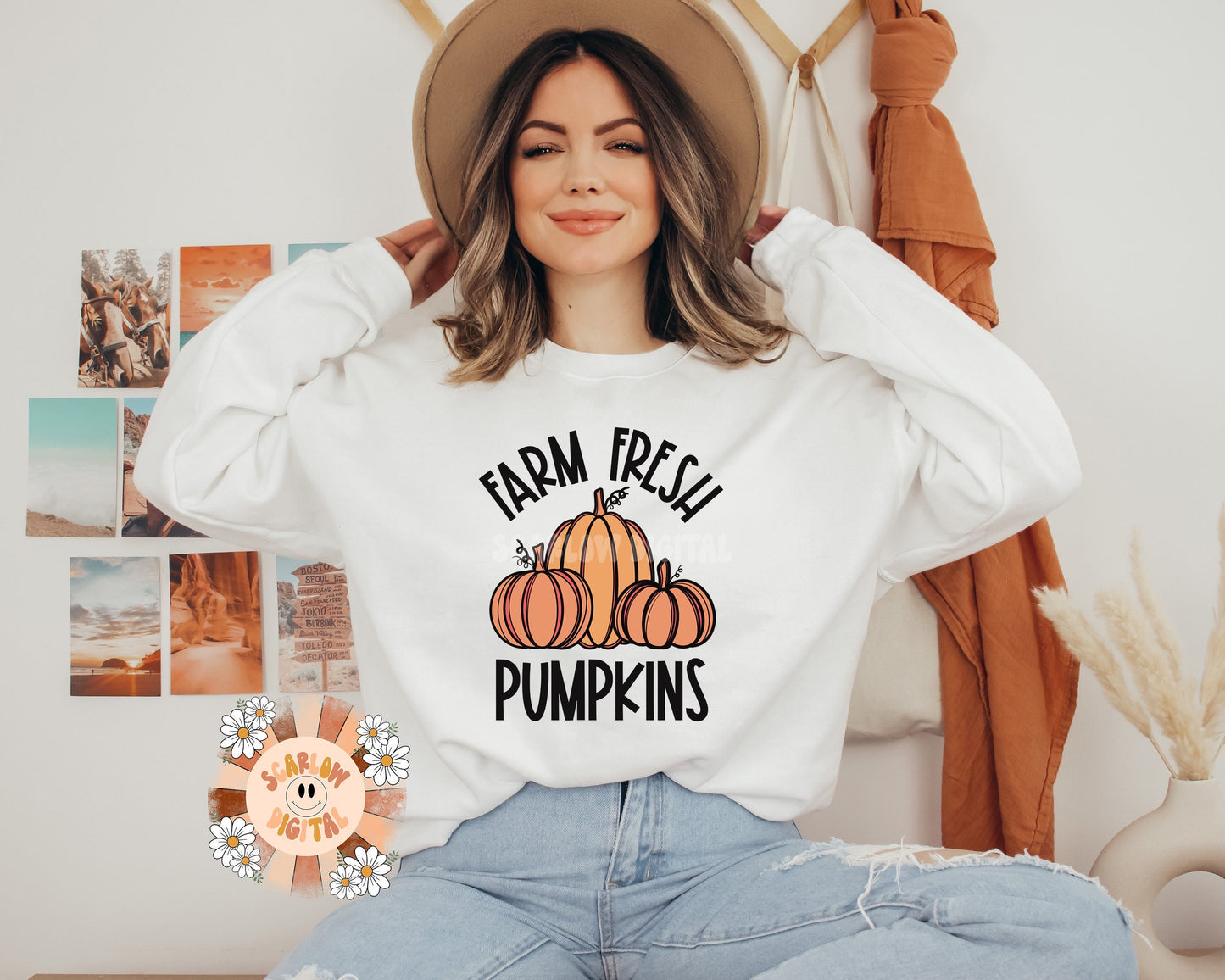 Farm Fresh Pumpkins PNG-Fall Sublimation Digital Design Download-pumpkins png, fall png design, autumn sublimation png, autumn png designs