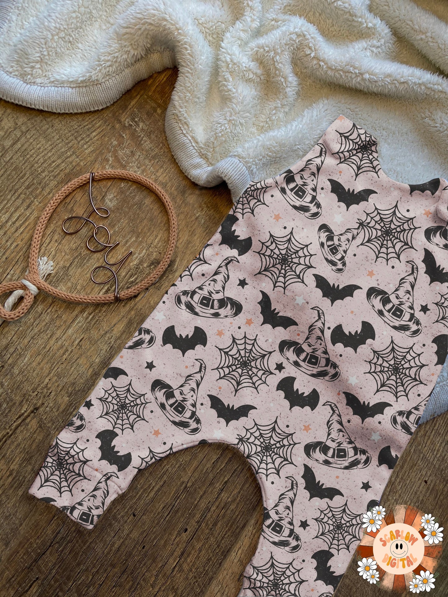 Spooky Bat Seamless Pattern-Halloween Sublimation Digital Design Download-Halloween seamless pattern, spooky sublimation, fall seamless file