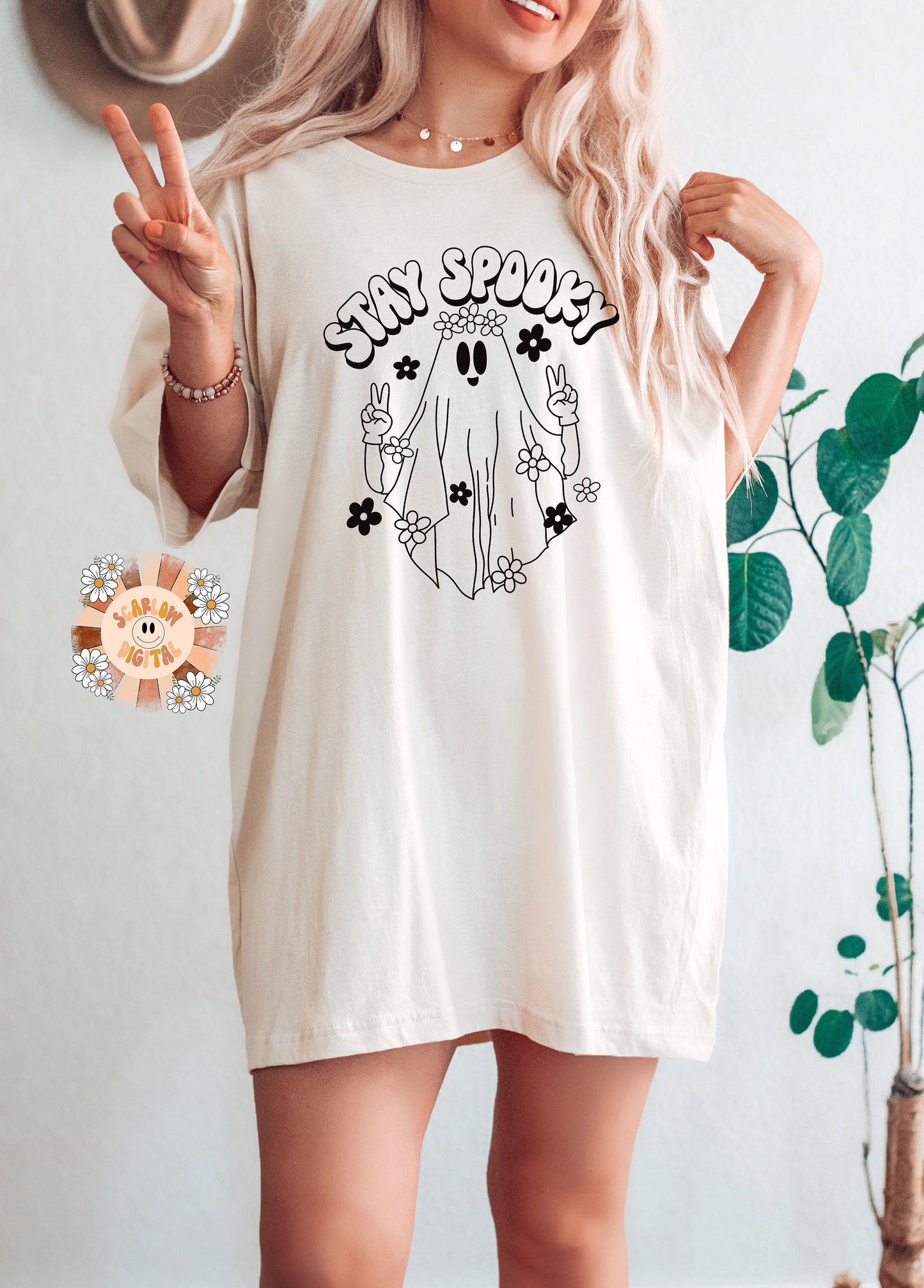 Stay Spooky SVG Digital Design Download, Halloween png, spooky season SVG, groovy ghost png, Cricut cut files, fall SVG, autumn png design