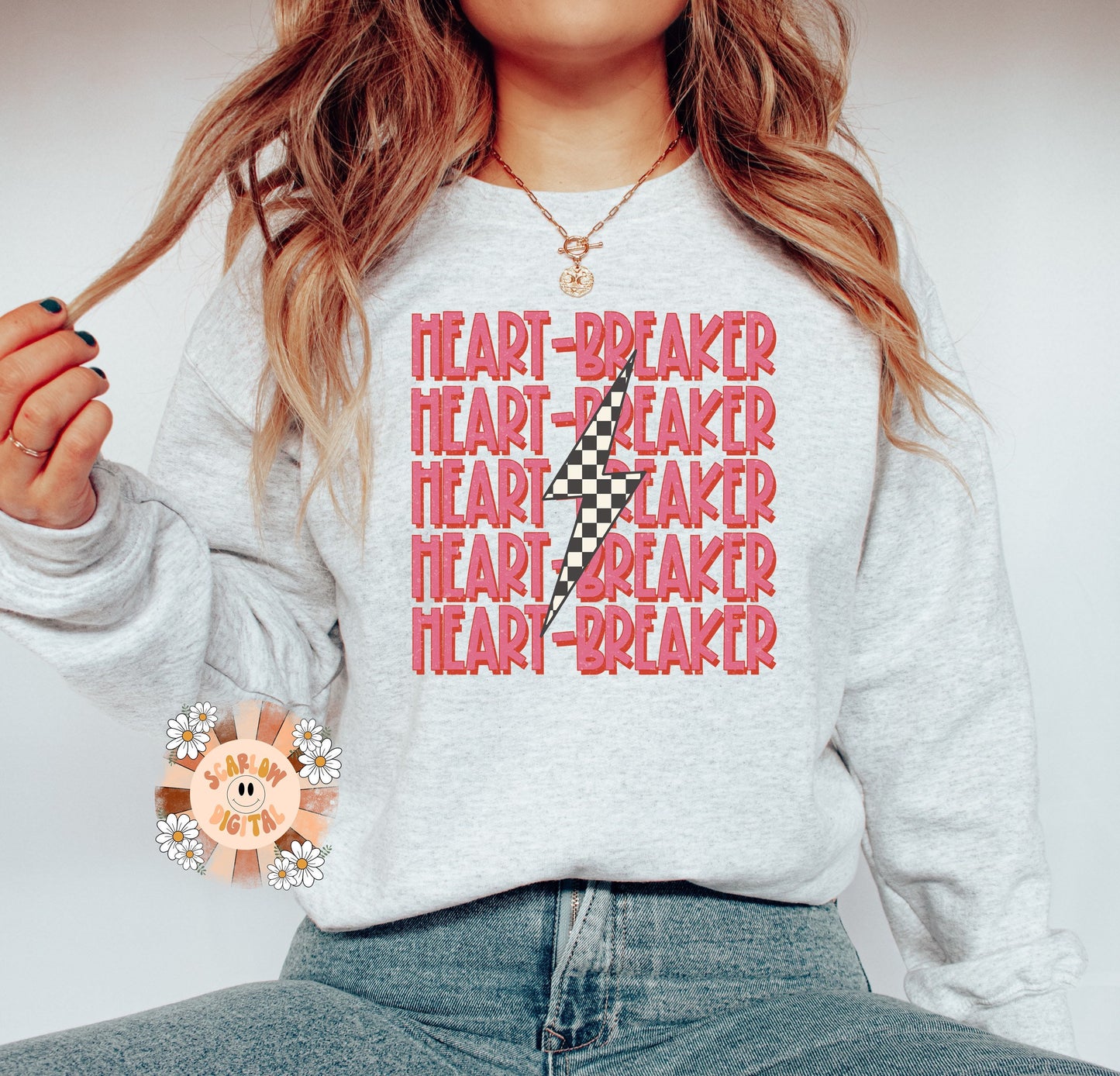 Heartbreaker PNG-Valentines Day Sublimation Digital Design Download-girl valentine png design, anti-Valentines day png, funny valentine png
