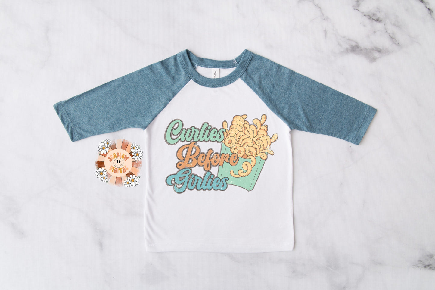Curlies Before Girlies PNG-Valentines Day Sublimation Digital Design Download-little boy png, French fries png, boy sublimation, boy png