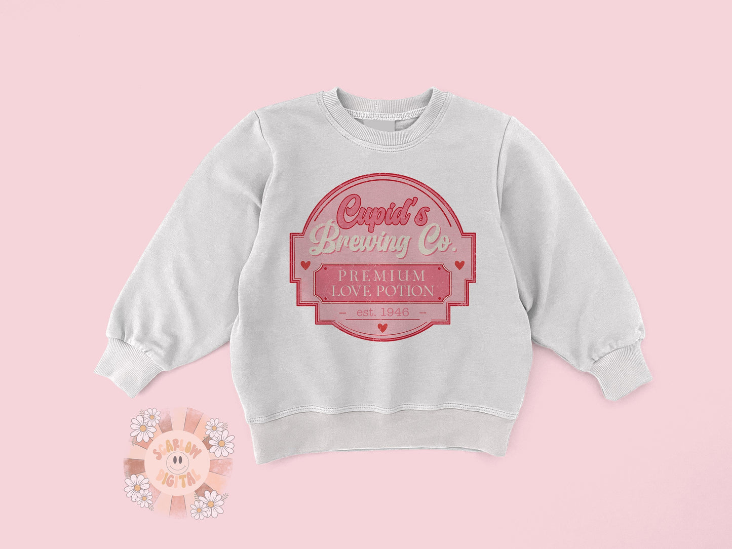 Cupids Brewing Company PNG-Valentines Day Sublimation Digital Design Download-boho vday png, love sublimation, png for women, girly png