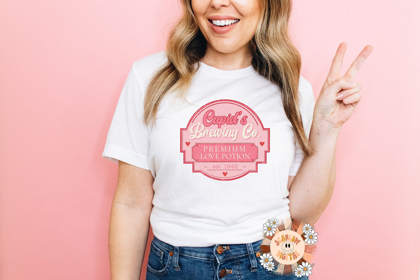 Cupids Brewing Company PNG-Valentines Day Sublimation Digital Design Download-boho vday png, love sublimation, png for women, girly png