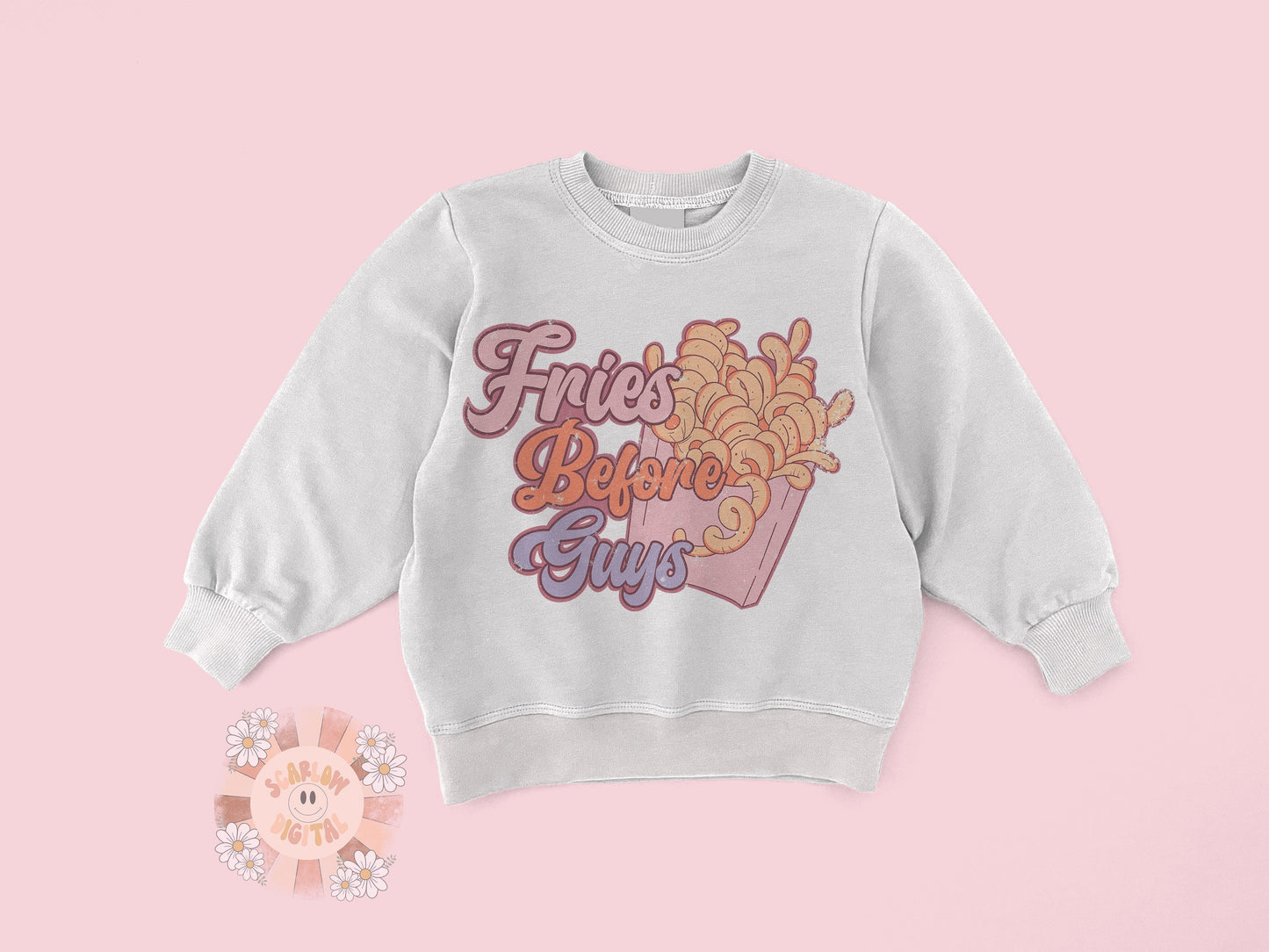 Fries Before Guys PNG-Valentines Day Sublimation Digital Design Download-girly vday png, girl sublimation, png for girls, funny vday design