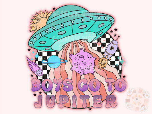 Boys Go To Jupiter PNG Digital Design