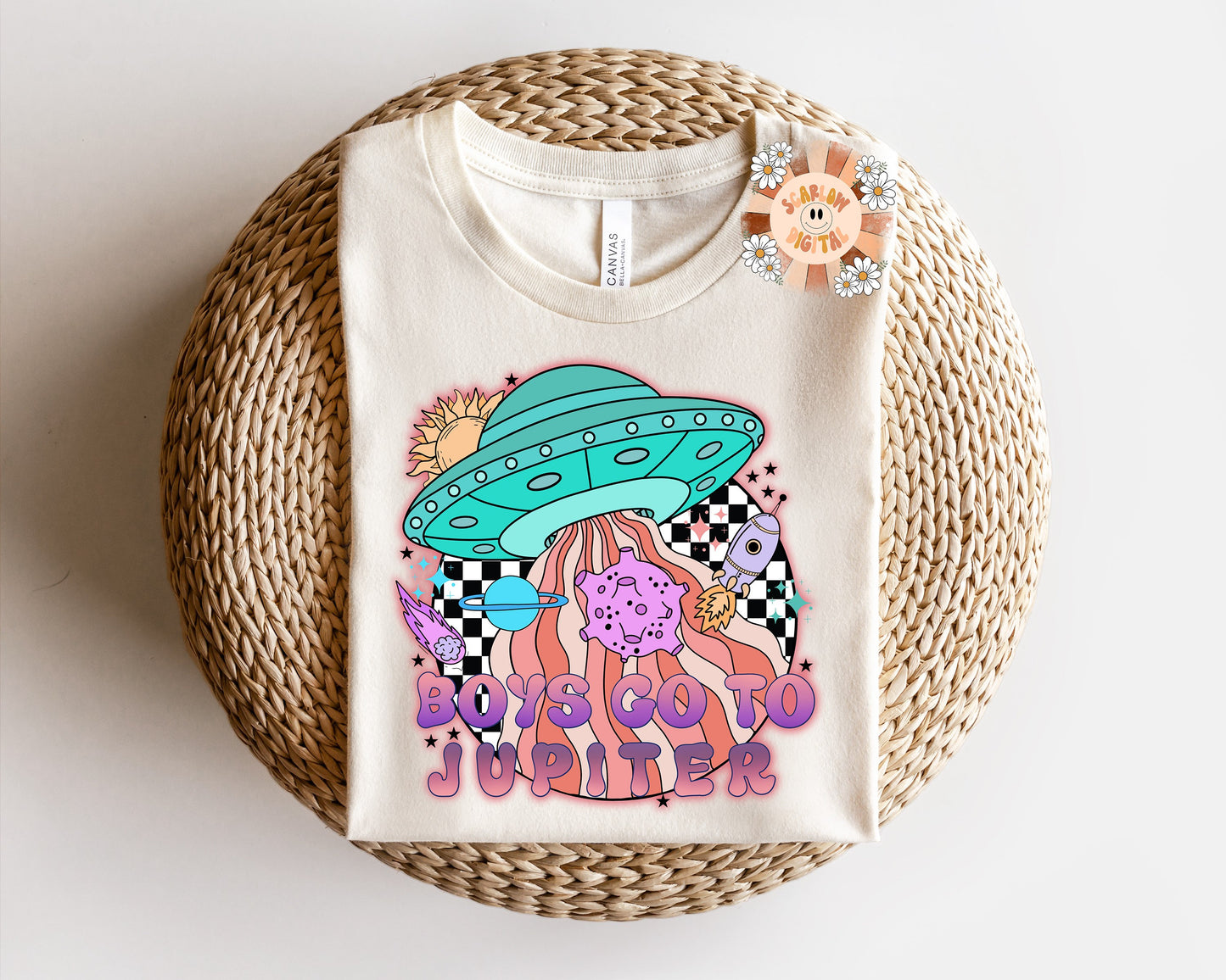 Boys Go To Jupiter PNG-Valentines Day Sublimation Digital Design Download-little girl SVG, space png, outer space tshirt png, alien png