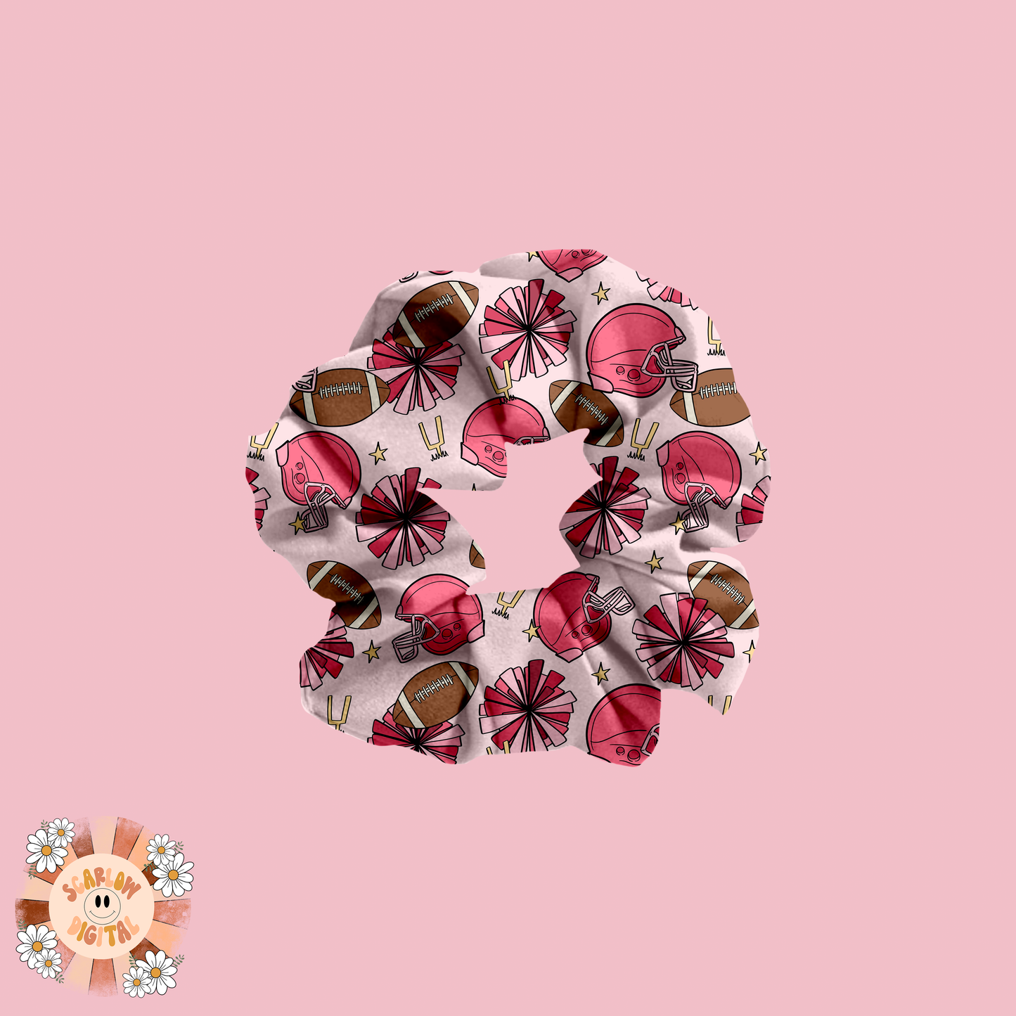 Football Doodles Seamless Pattern-Football Sunday Sublimation Digital Design Download-blue football seamless file, little boy seamless file