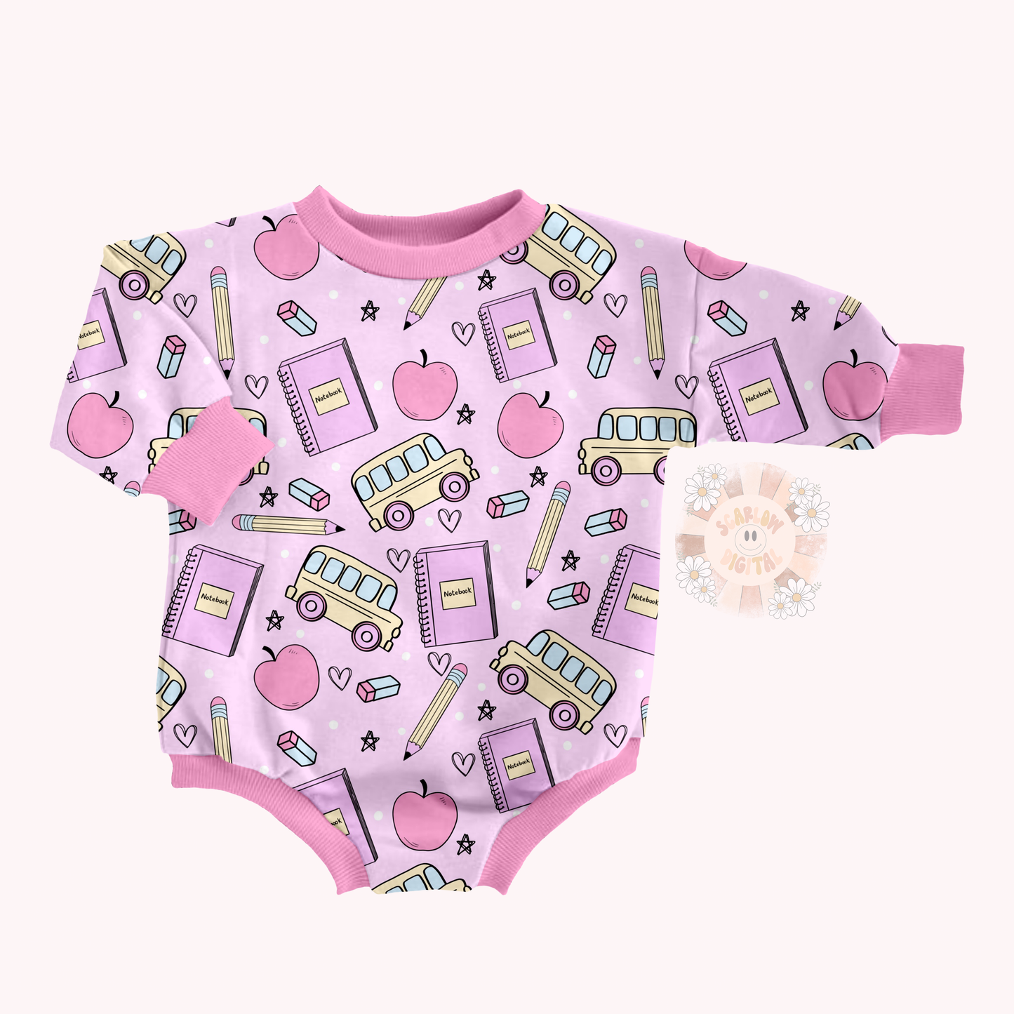 Back to School Seamless Pattern Digital Design