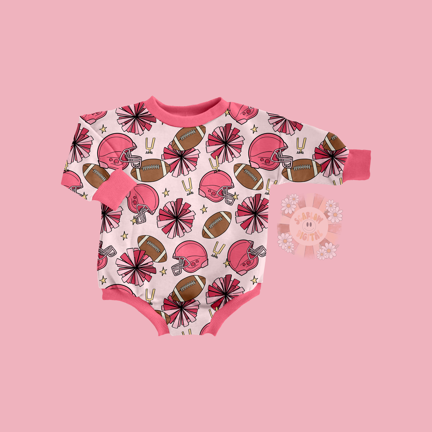 Football Doodles Seamless Pattern-Football Sunday Sublimation Digital Design Download-blue football seamless file, little boy seamless file