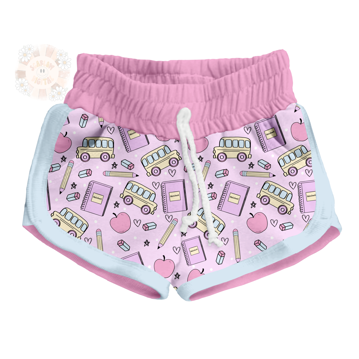 Back to School Seamless Pattern Digital Design