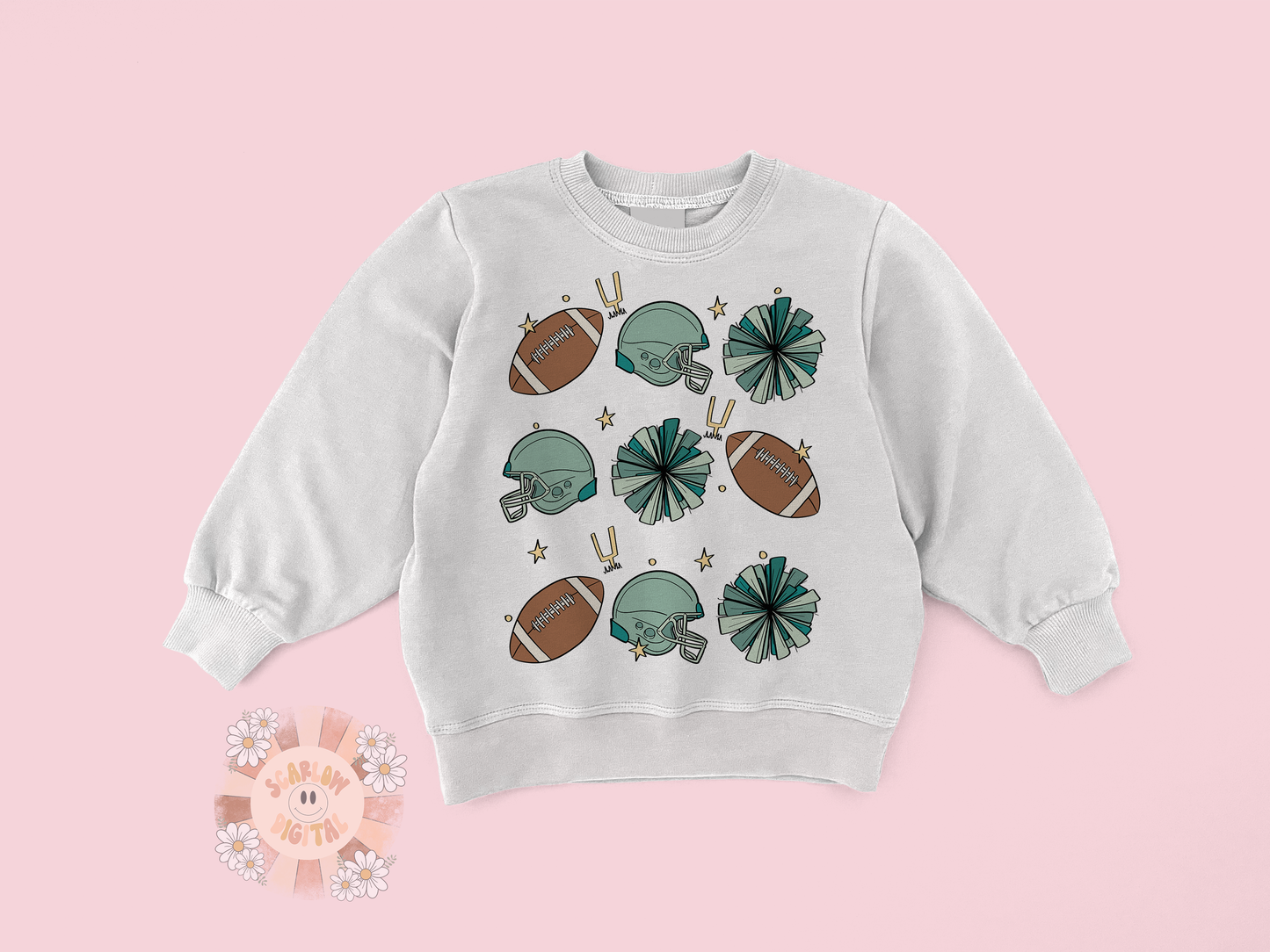 Football Game Doodles PNG Sublimation Digital Design Download-football Sunday png, halftime png, bowl game png, football season png designs