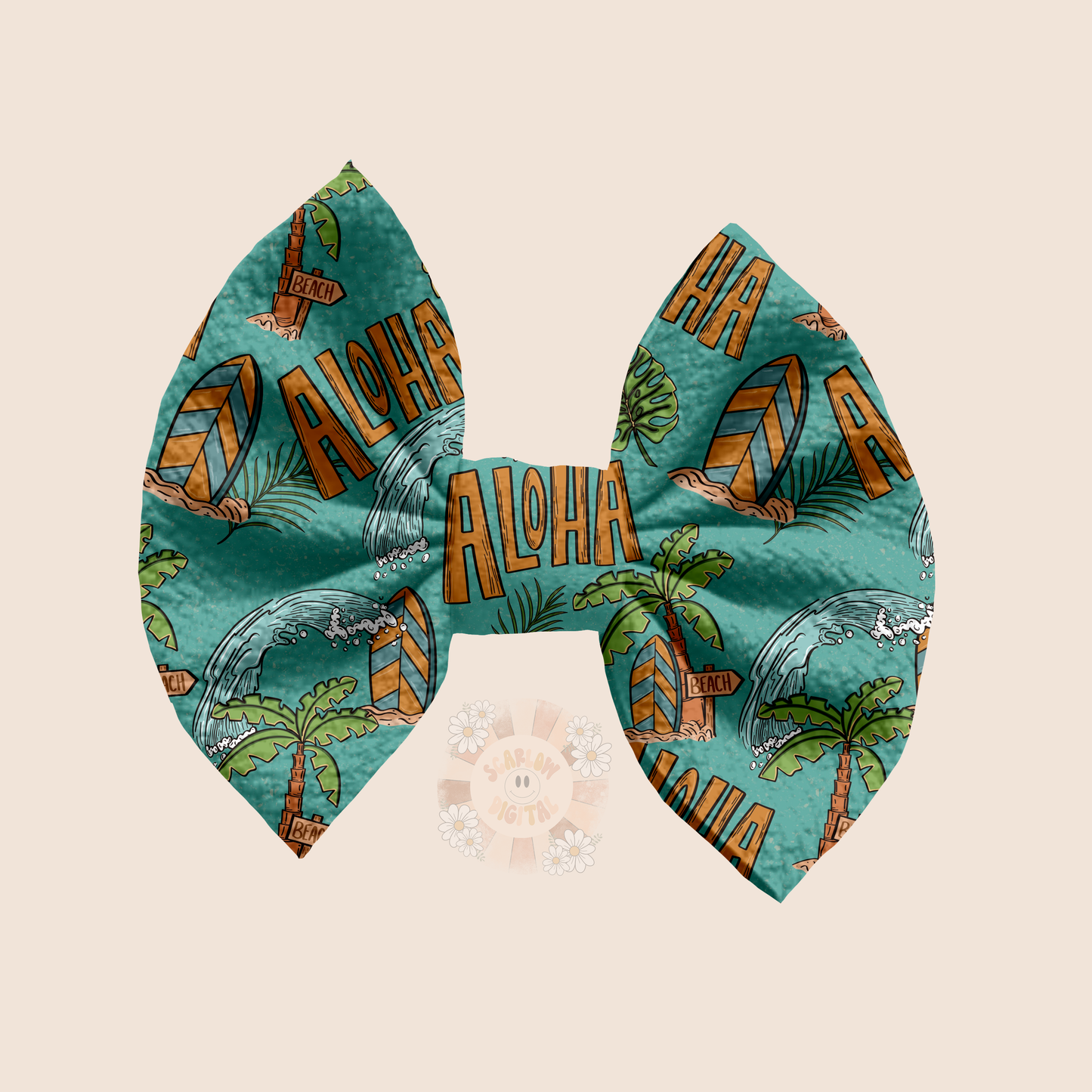 Aloha Seamless Pattern-Hawaiian Sublimation Digital Design Download-Beachy seamless pattern, palm trees seamless pattern, summer seamless