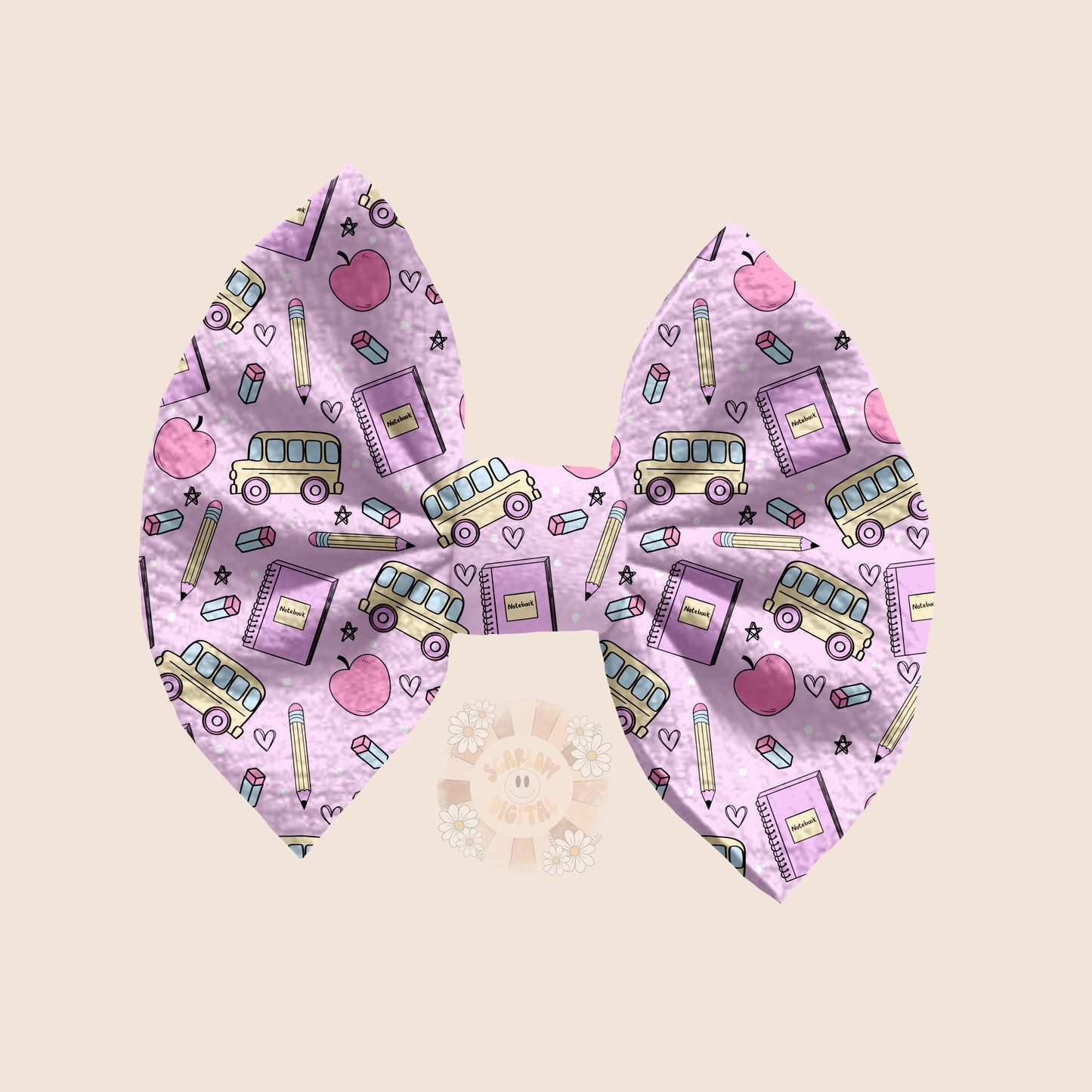 Back to School Seamless Pattern Digital Design