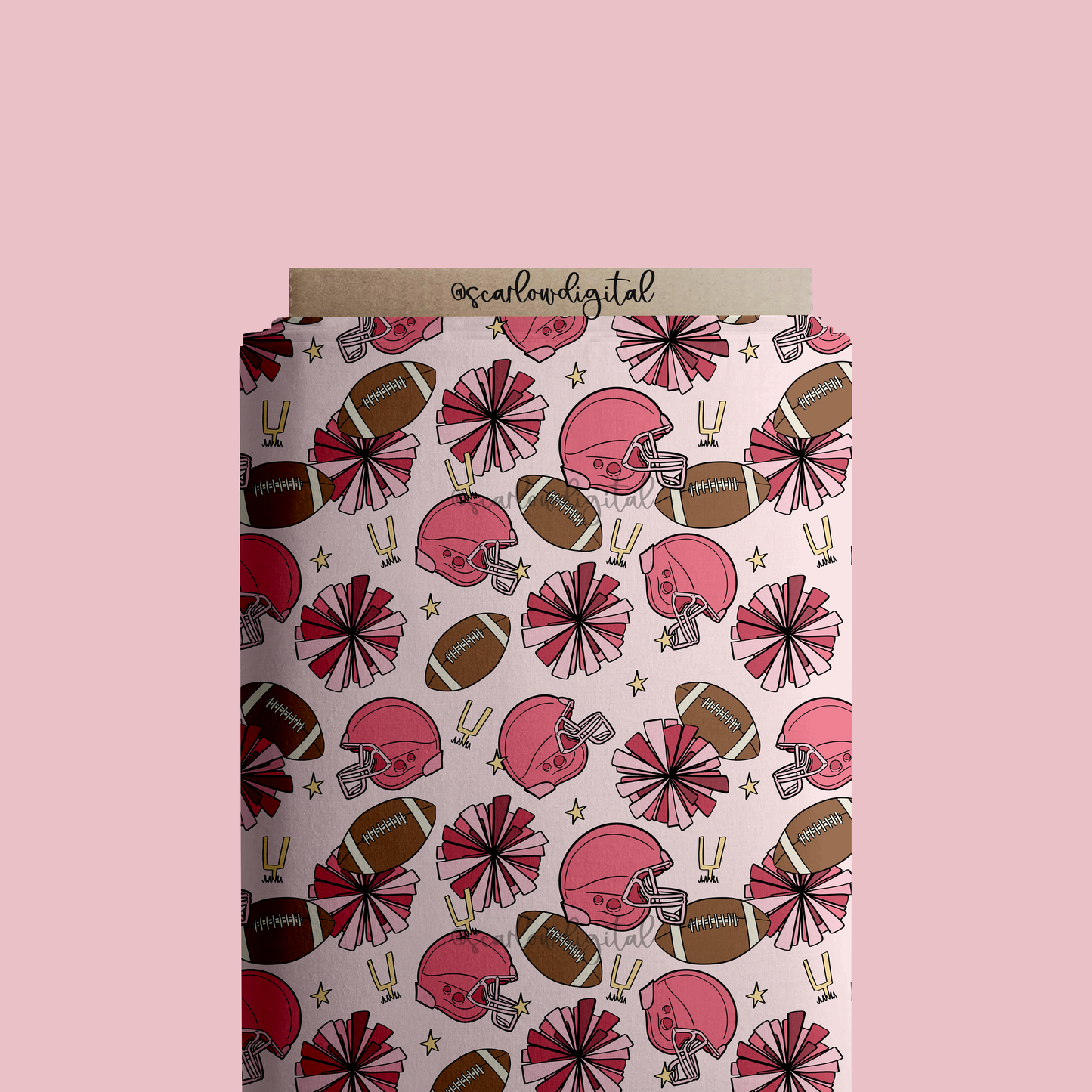 Football Doodles Seamless Pattern-Football Sunday Sublimation Digital Design Download-blue football seamless file, little boy seamless file