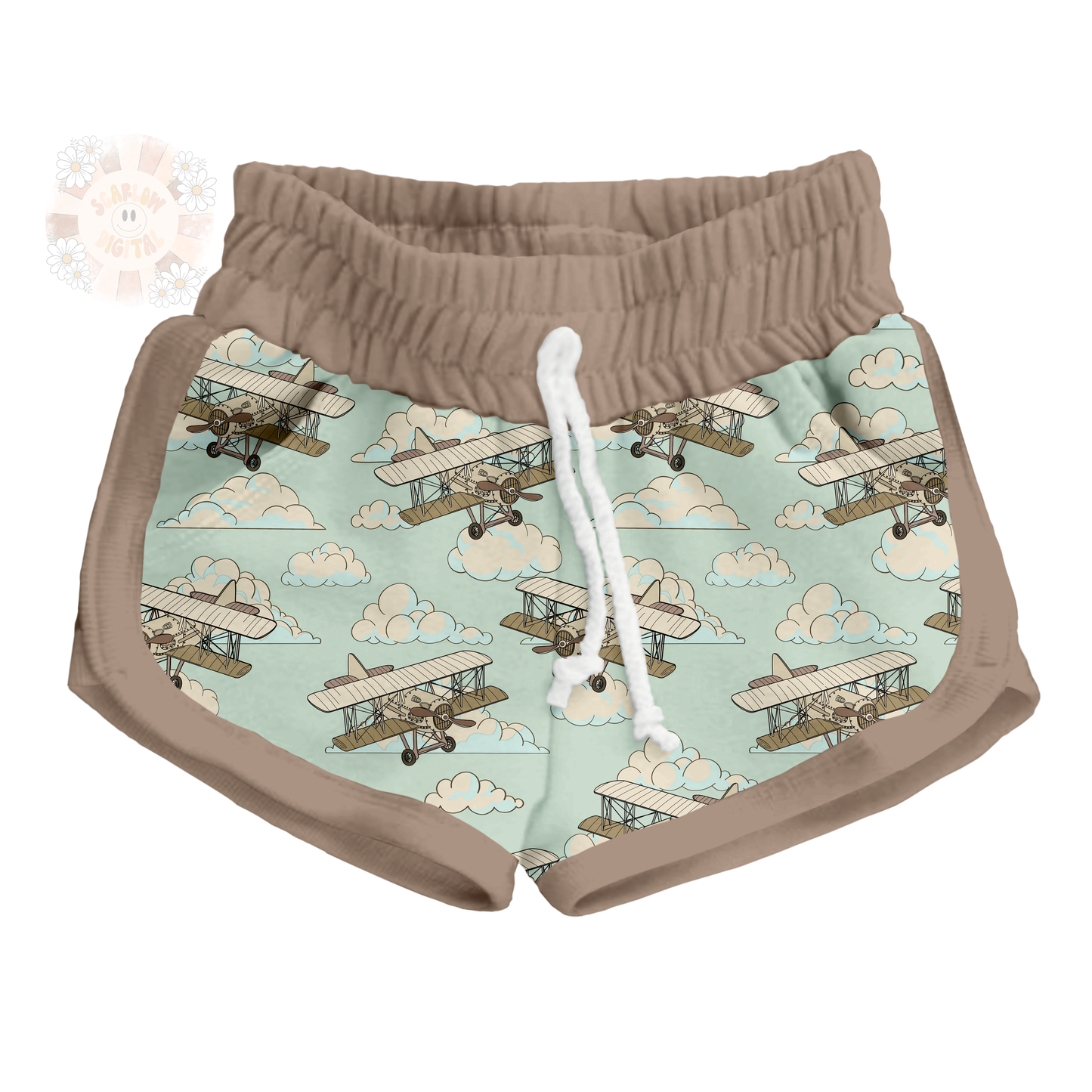 Vintage Airplane Seamless Pattern-Adventure Sublimation Digital Design Download-travel seamless file, boy seamless file, little boy designs