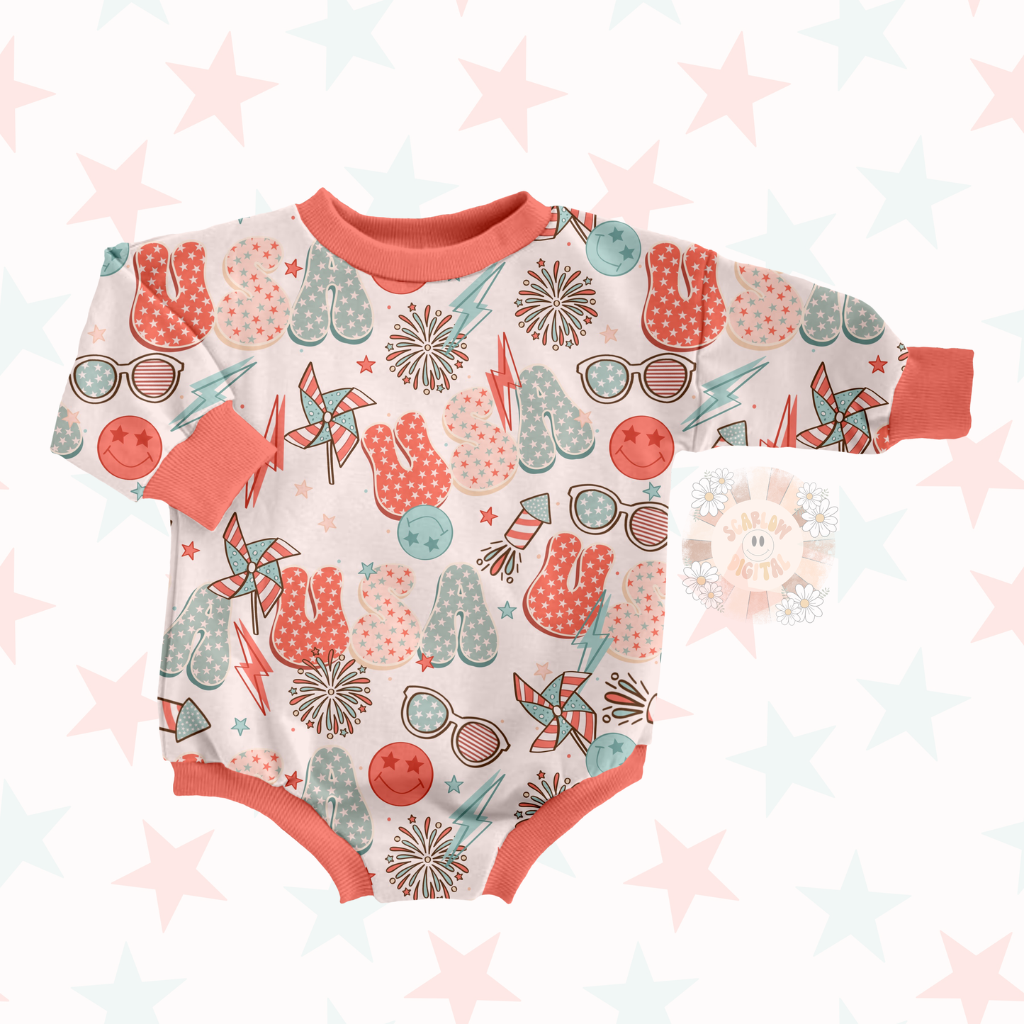 USA Seamless Pattern