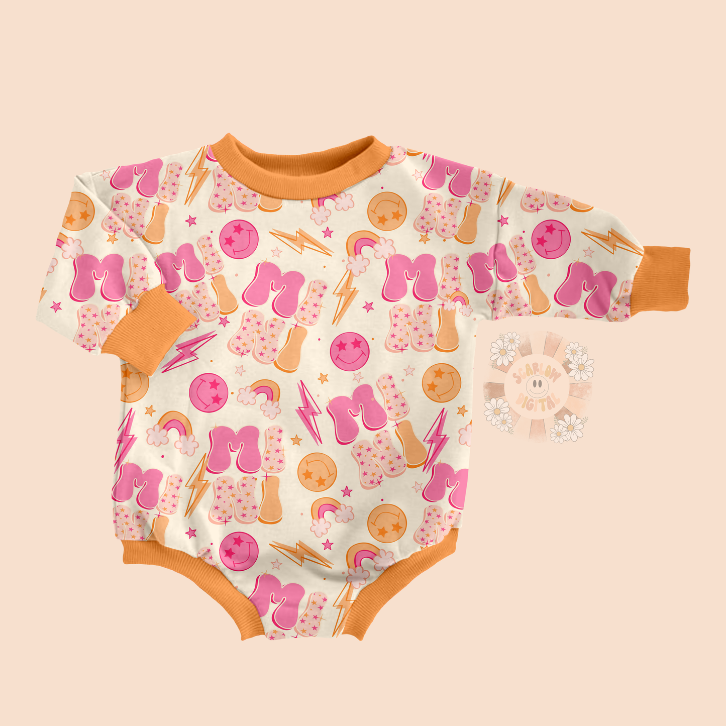 Mini Seamless Pattern-Retro Sublimation Digital Design Download-repeating patterns, girl mini seamless file, rainbow seamless pattern design