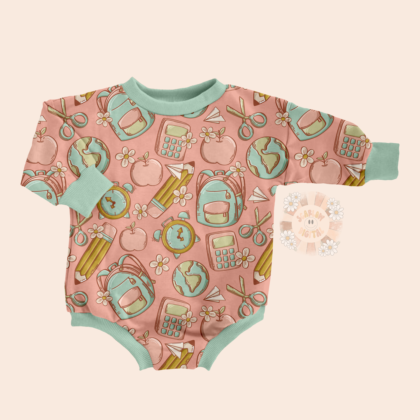 School Seamless Pattern