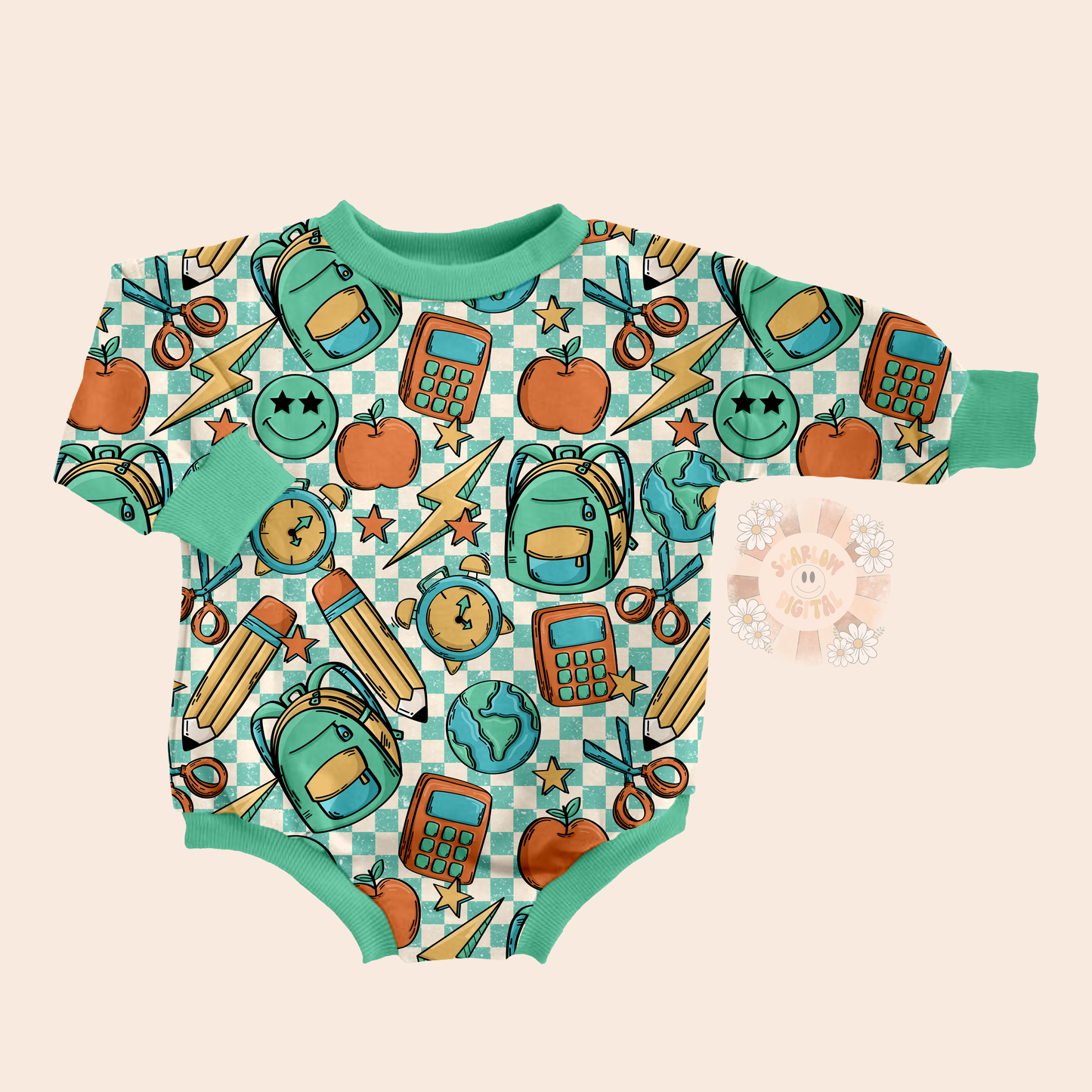 School Seamless Pattern