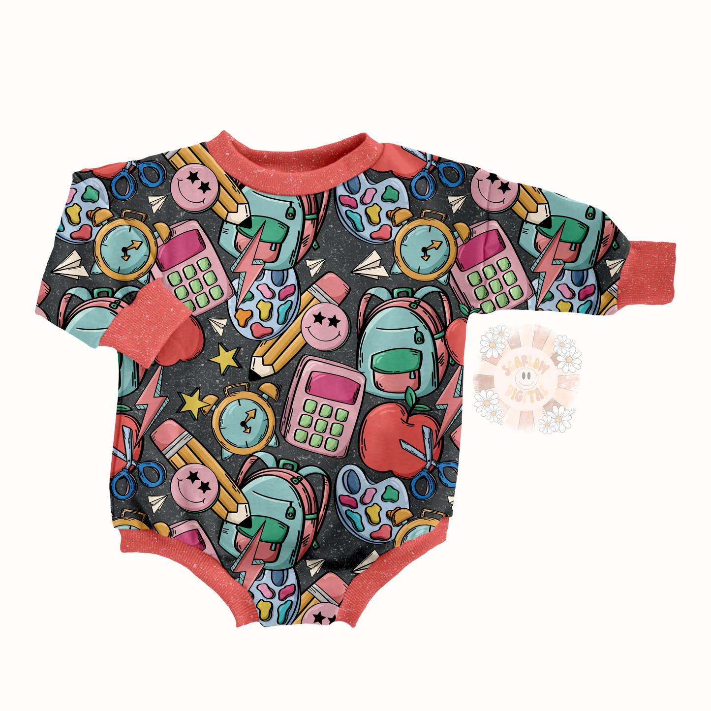 School Seamless Pattern