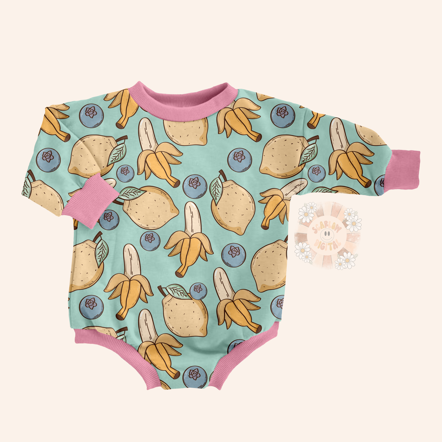 Summer Fruit Seamless File Sublimation Digital Design Download, banana seamless file, lemon seamless file, boy seamless file, trendy design