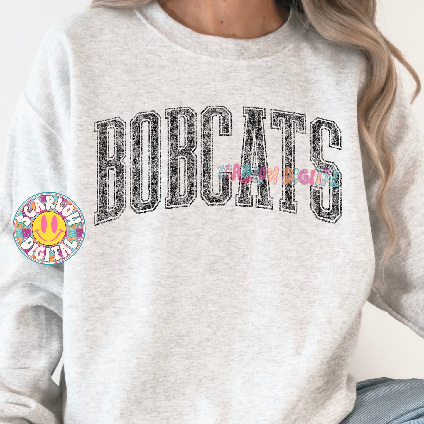 Vintage Bobcats PNG Digital Design