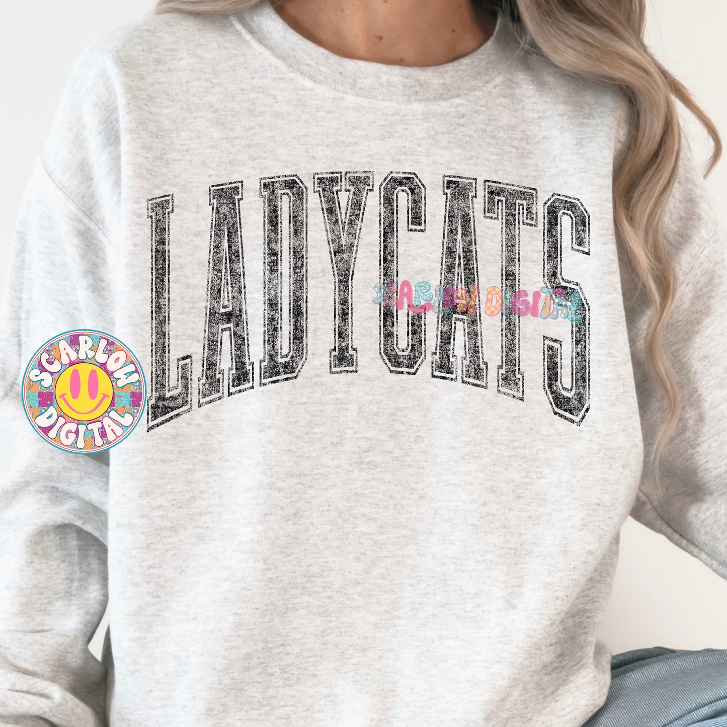 Vintage Ladycats PNG Digital Design
