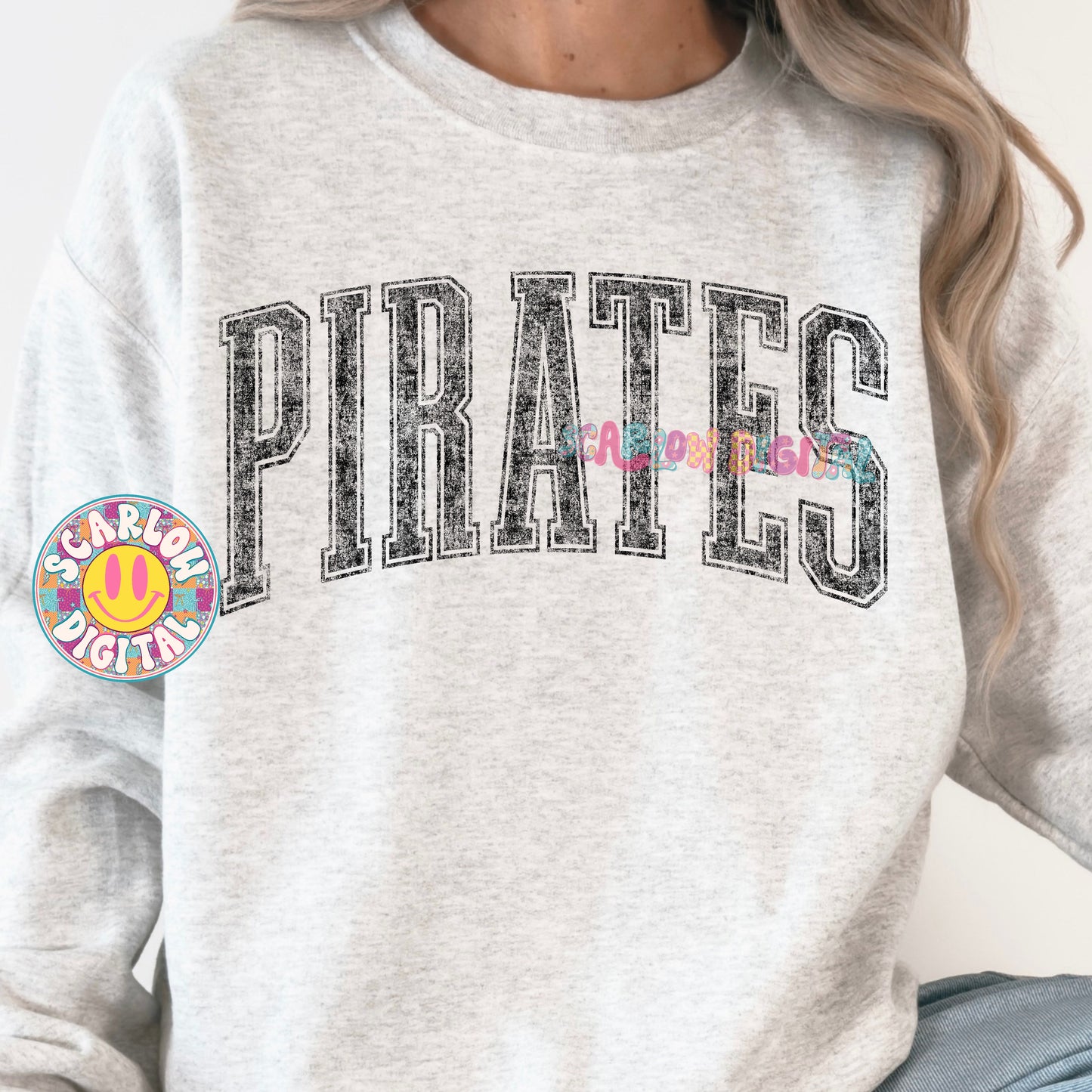 Vintage Pirates PNG Digital Design