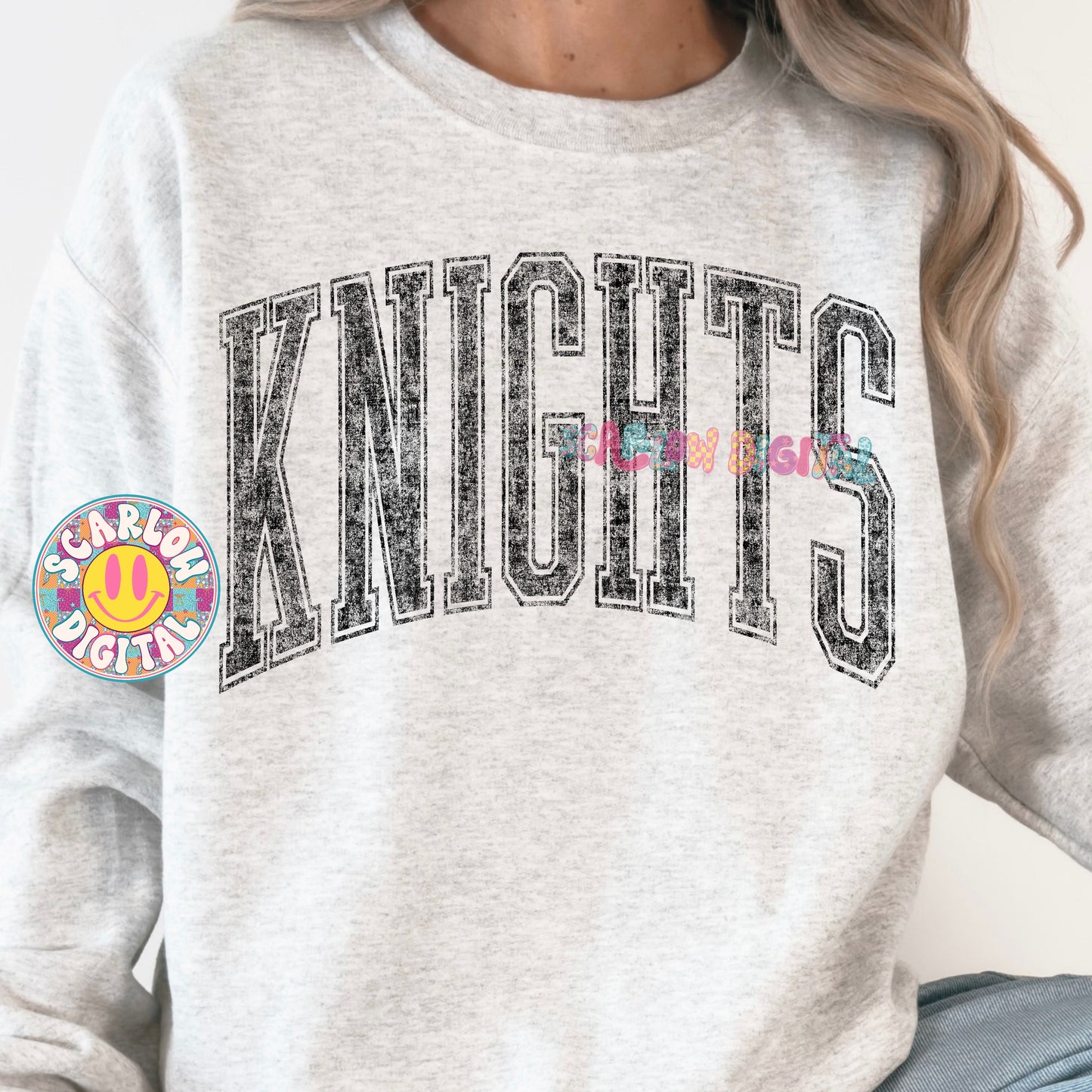 Vintage Knights PNG Digital Design