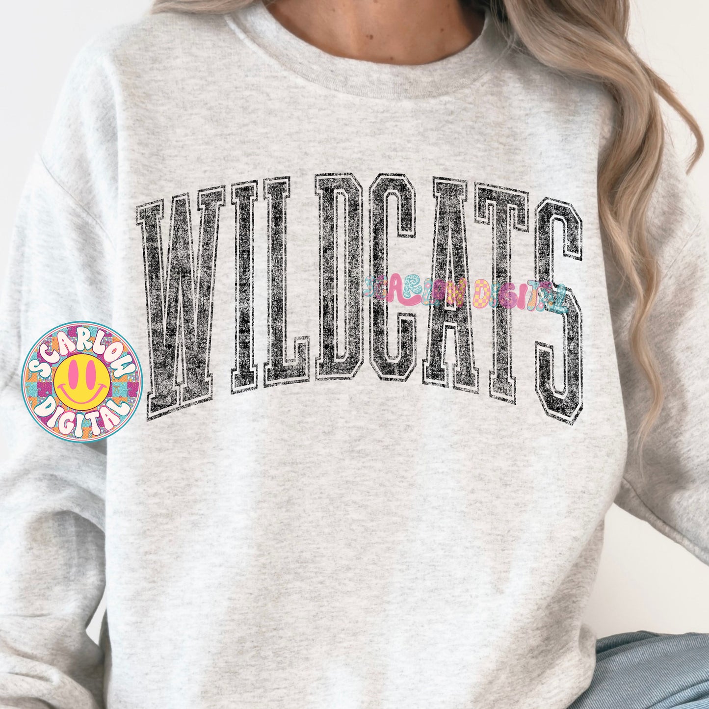 Vintage Wildcats PNG Digital Design