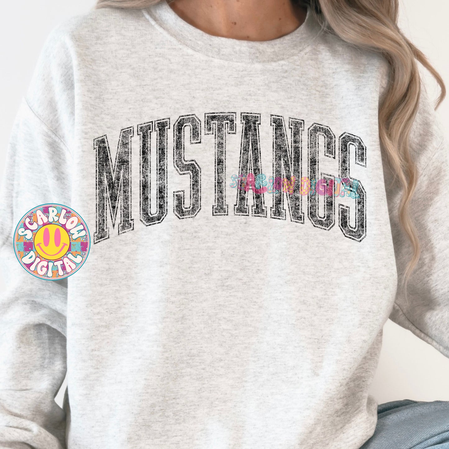 Vintage Mustangs PNG Digital Design