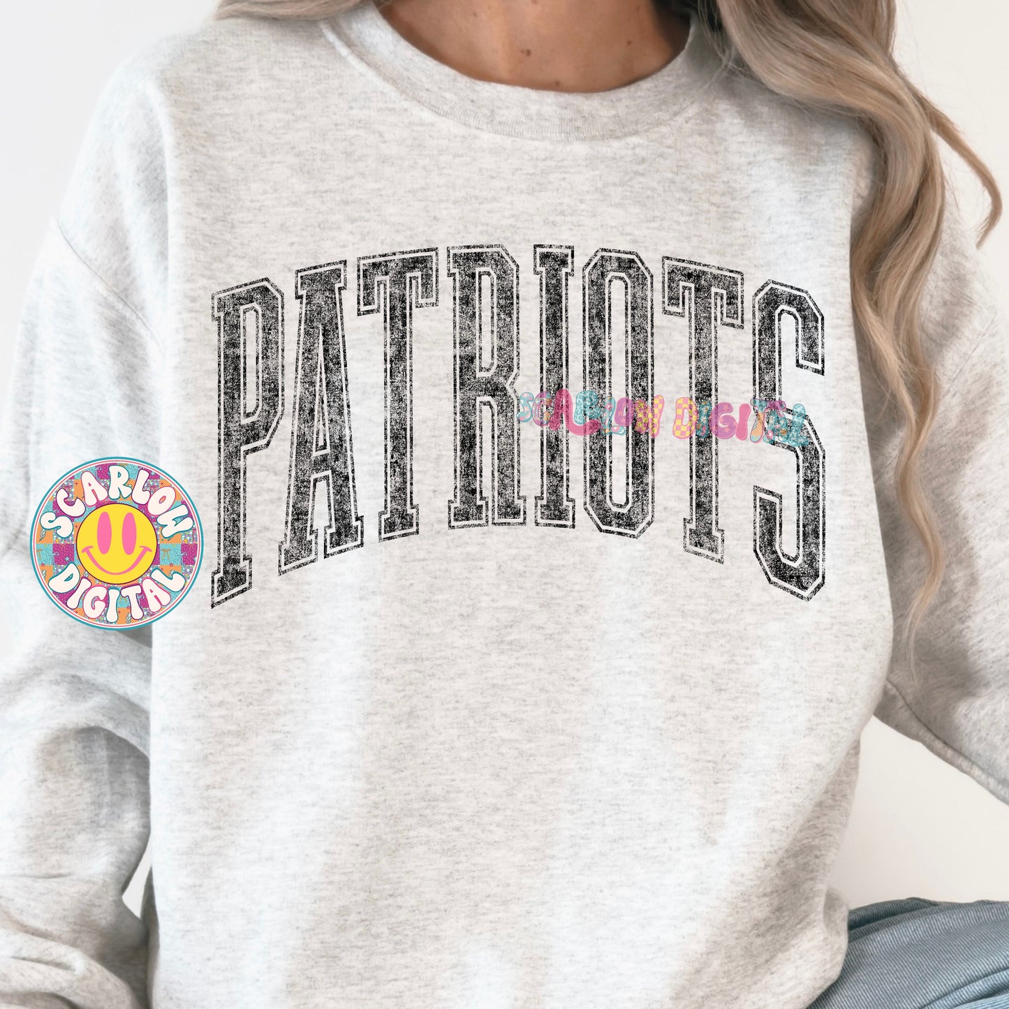 Vintage Patriots PNG Digital Design