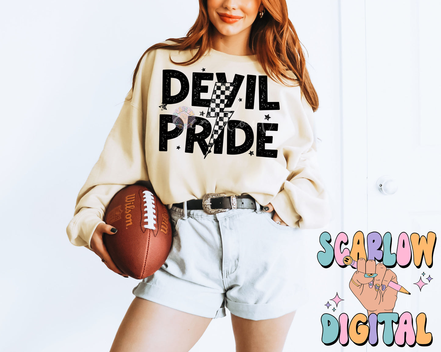 Devil Pride PNG Digital Design Download, go devils png, retro mascot png, school spirit png, team spirit png, school designs, team name png