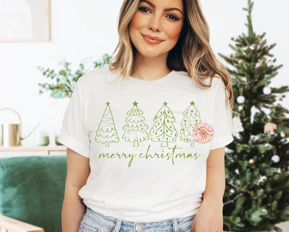 Christmas Trees SVG Cut File Digital Design Download, funky christmas svg, girly christmas svg, retro christmas svg, pastel christmas svg