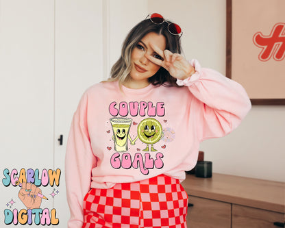 Couple Goals PNG-Valentine's Day Sublimation Digital Design Download-tequila and lime png, hearts png, funny valentine's day png designs