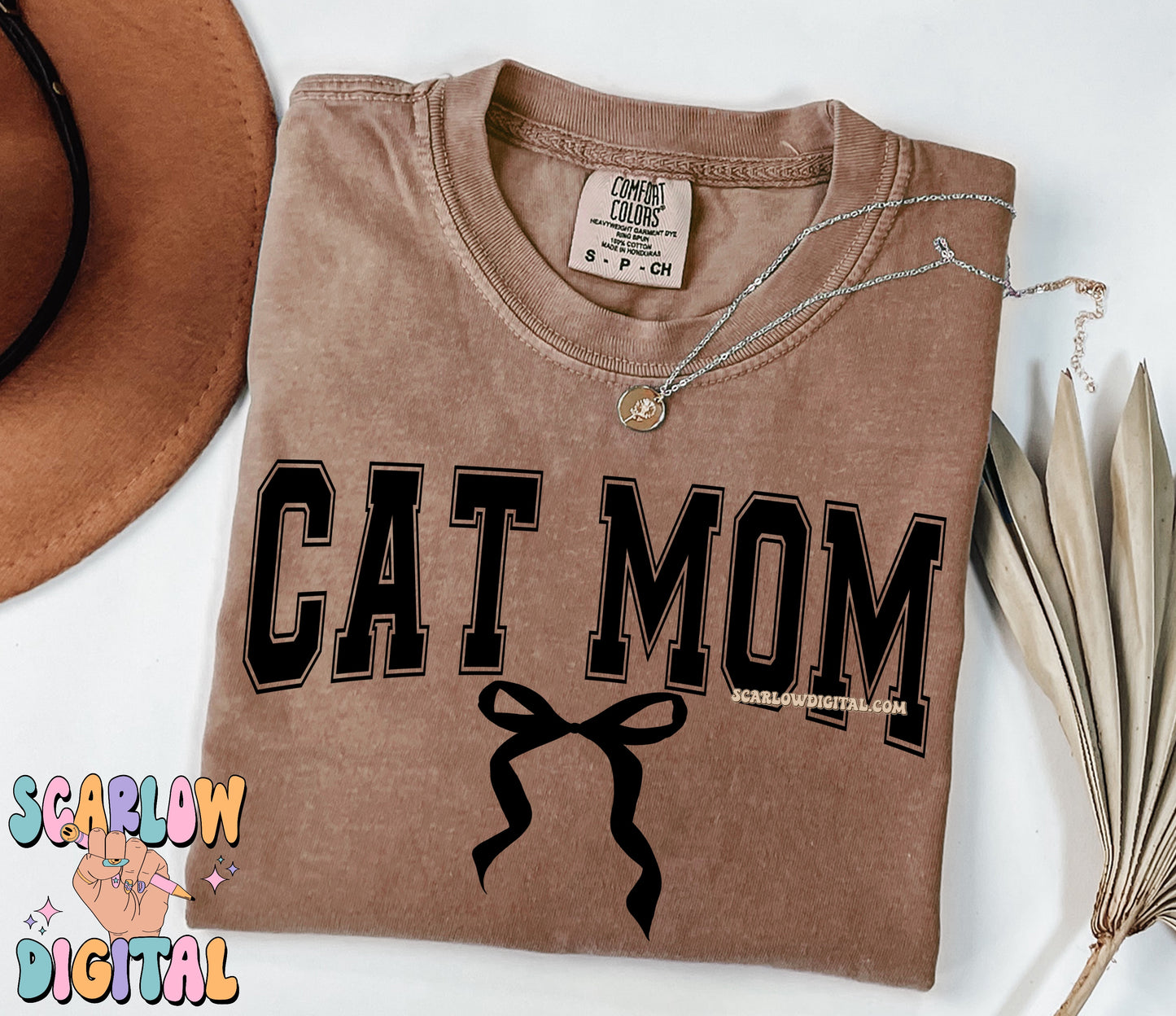 Cat Mom PNG Digital Design