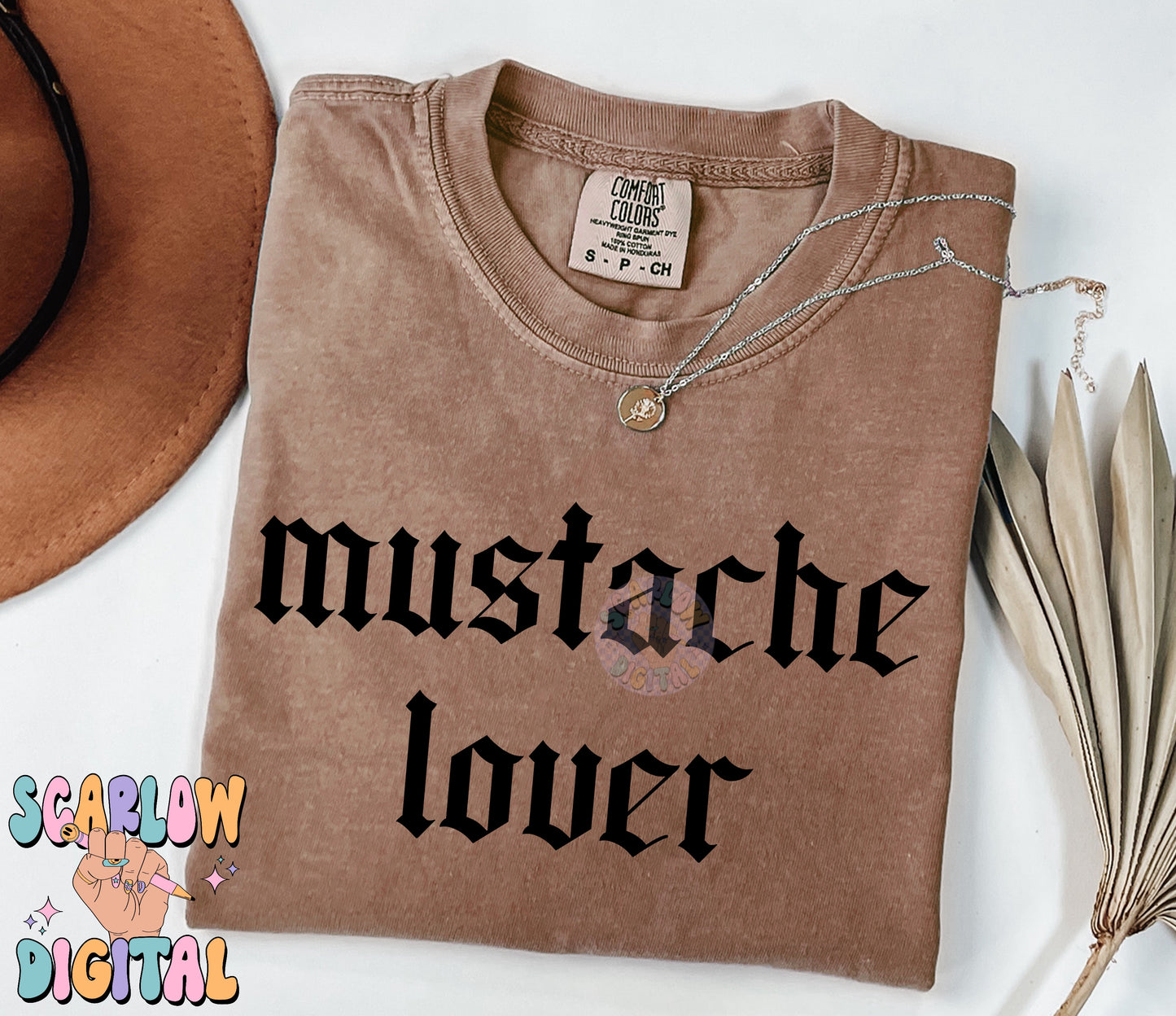 Mustache Lover PNG Digital Design