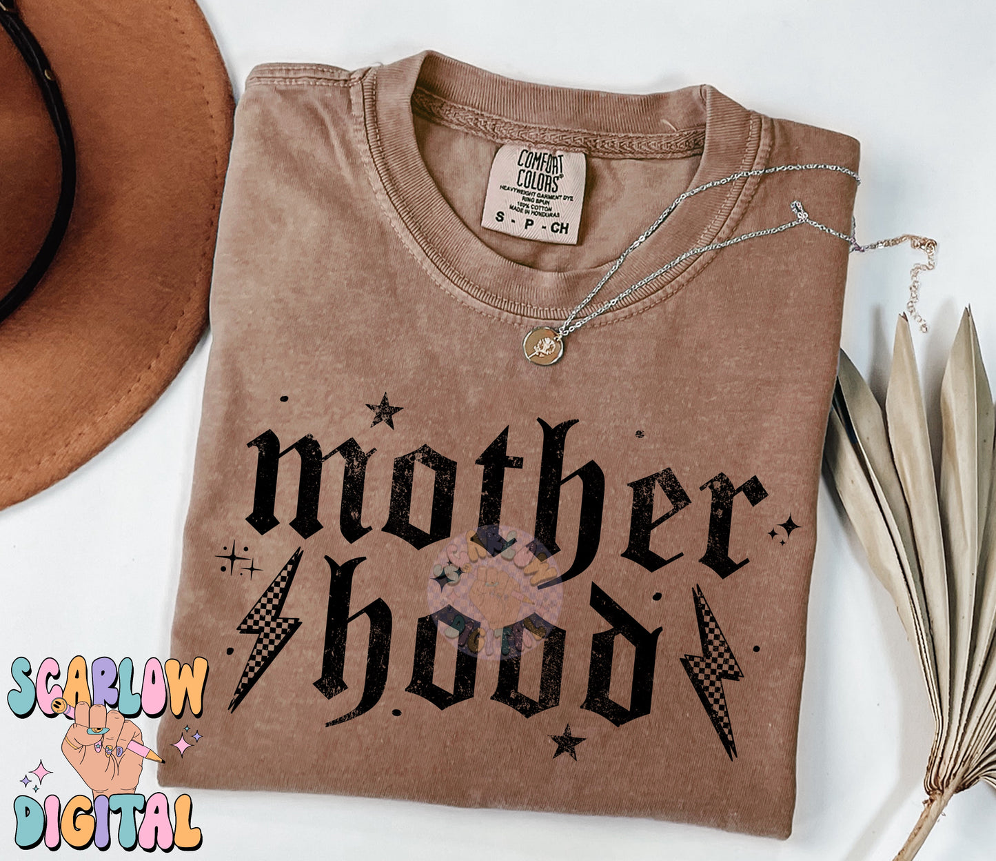 Motherhood PNG Digital Design Download