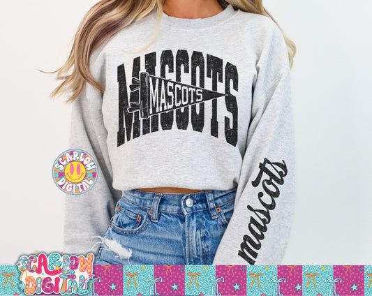 Black Mascot Custom Design  - REVIEW DESCRIPTION BEFORE PURCHASING