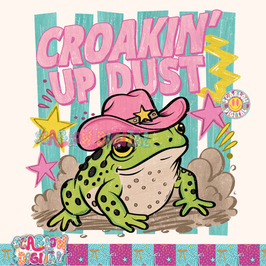 Croakin' Up Dust PNG Digital Design