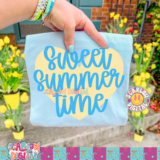 Sweet Summer Time PNG Digital Design